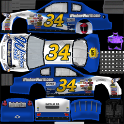 NASCAR RaceView - #34 Window World Chevrolet