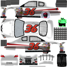 NASCAR RaceView - #36 Tommy Baldwin Racing Toyota