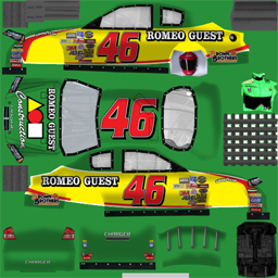NASCAR RaceView - #46 Romeo Guest Construction Dodge