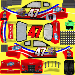 NASCAR RaceView - #47 Little Debbie Toyota