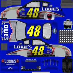 NASCAR RaceView - #48 Lowe's Chevrolet