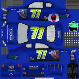 NASCAR RaceView - #71 TRG Motorsports Chevrolet