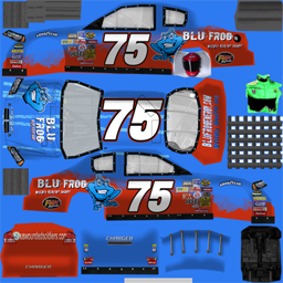 NASCAR RaceView - #75 Blu Frog Energy Drink Dodge