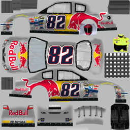 NASCAR RaceView - #82 Red Bull Toyota