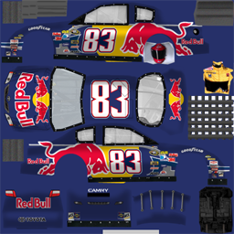 NASCAR RaceView - #83 Red Bull Toyota