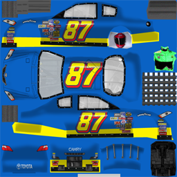 NASCAR RaceView - #87 NEMCO Motorsports Toyota