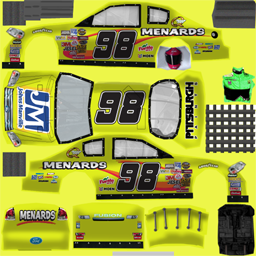 NASCAR RaceView - #98 Johns Manville/Menards Ford