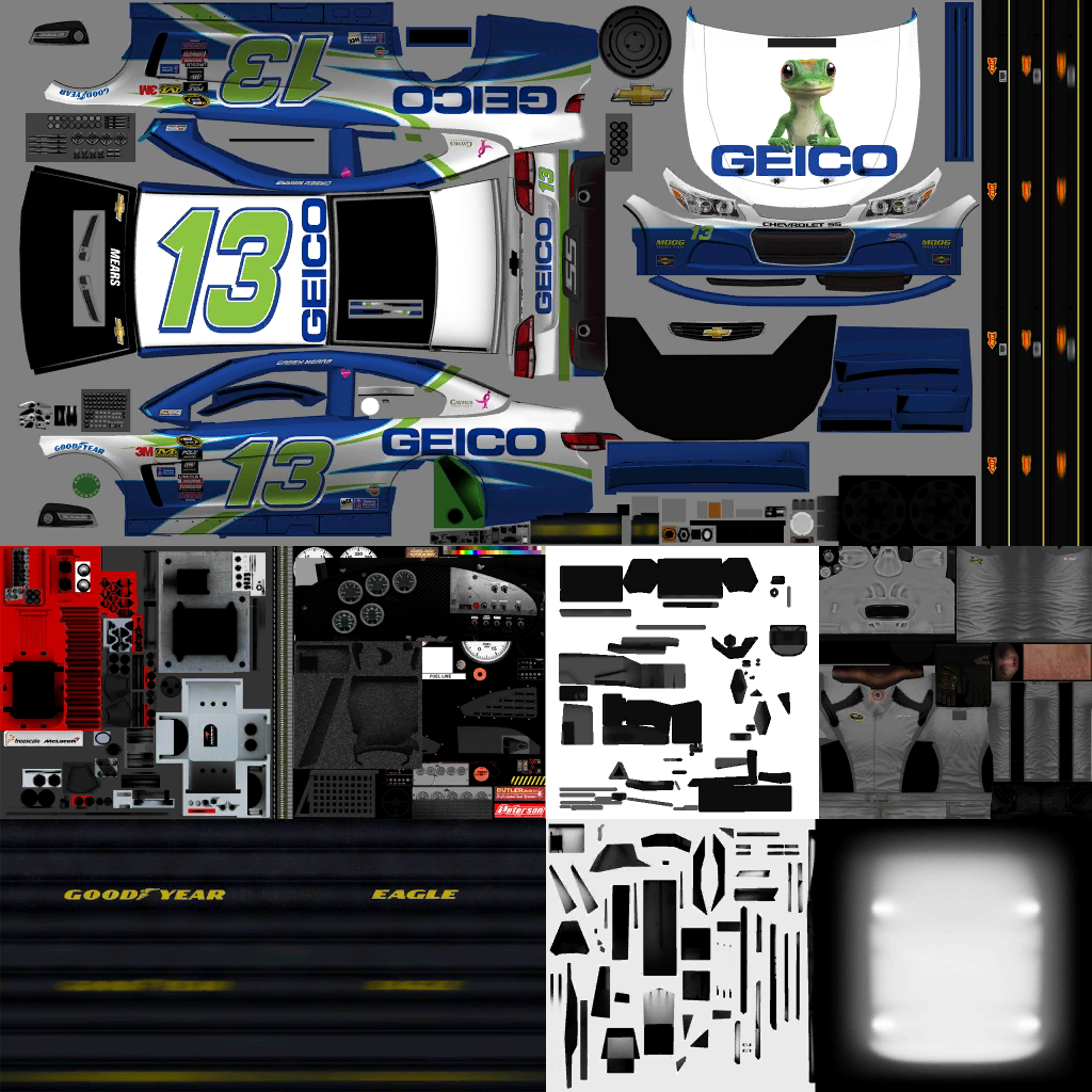NASCAR Manager - #13 Casey Mears