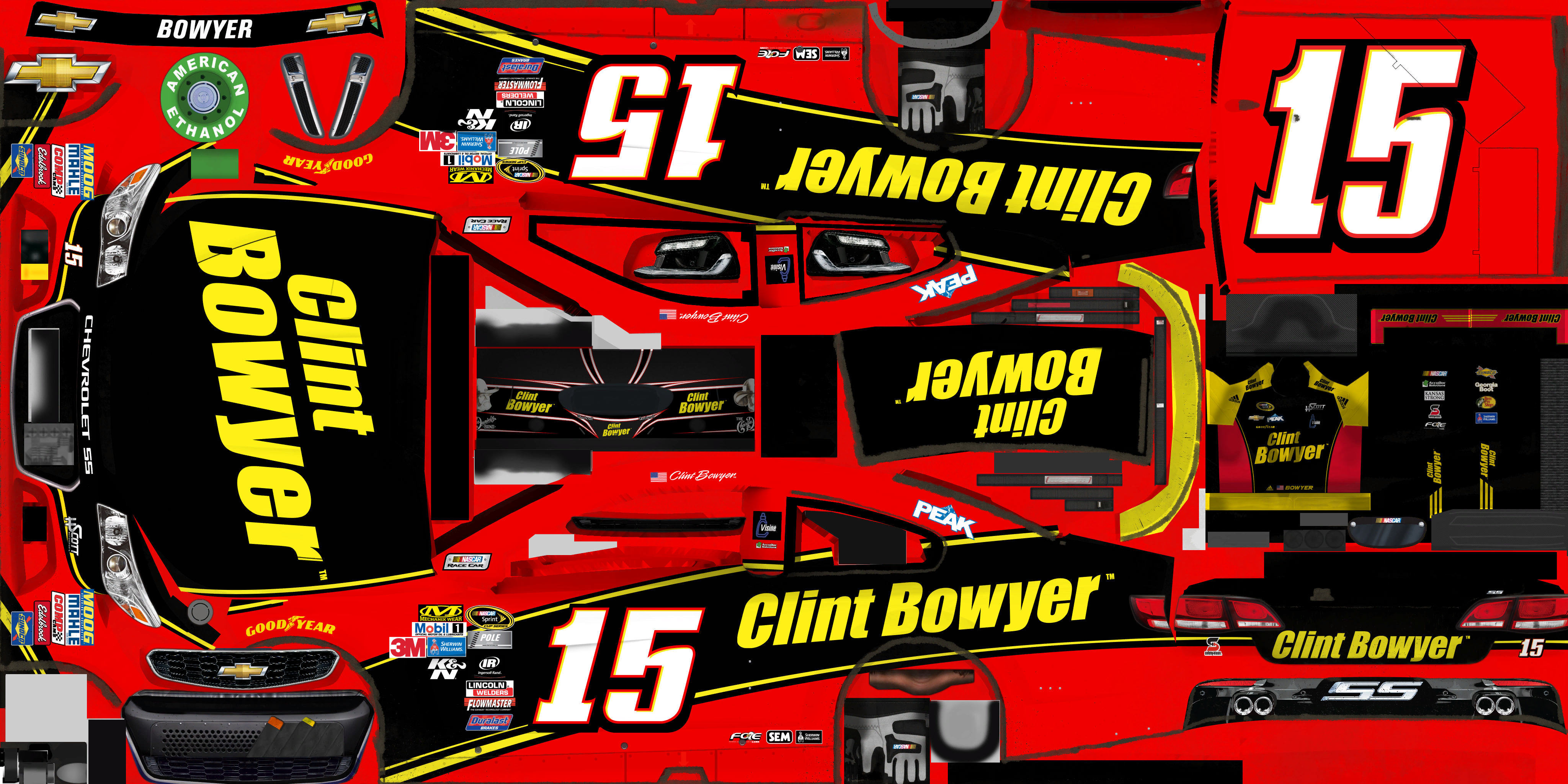 NASCAR Heat Evolution - #15 Clint Bowyer