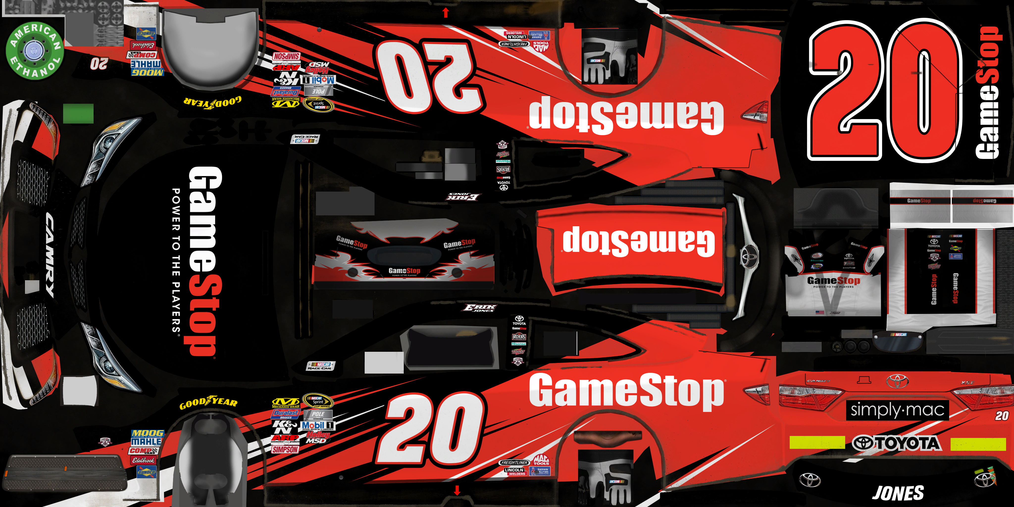 NASCAR Heat Evolution - #20 Erik Jones