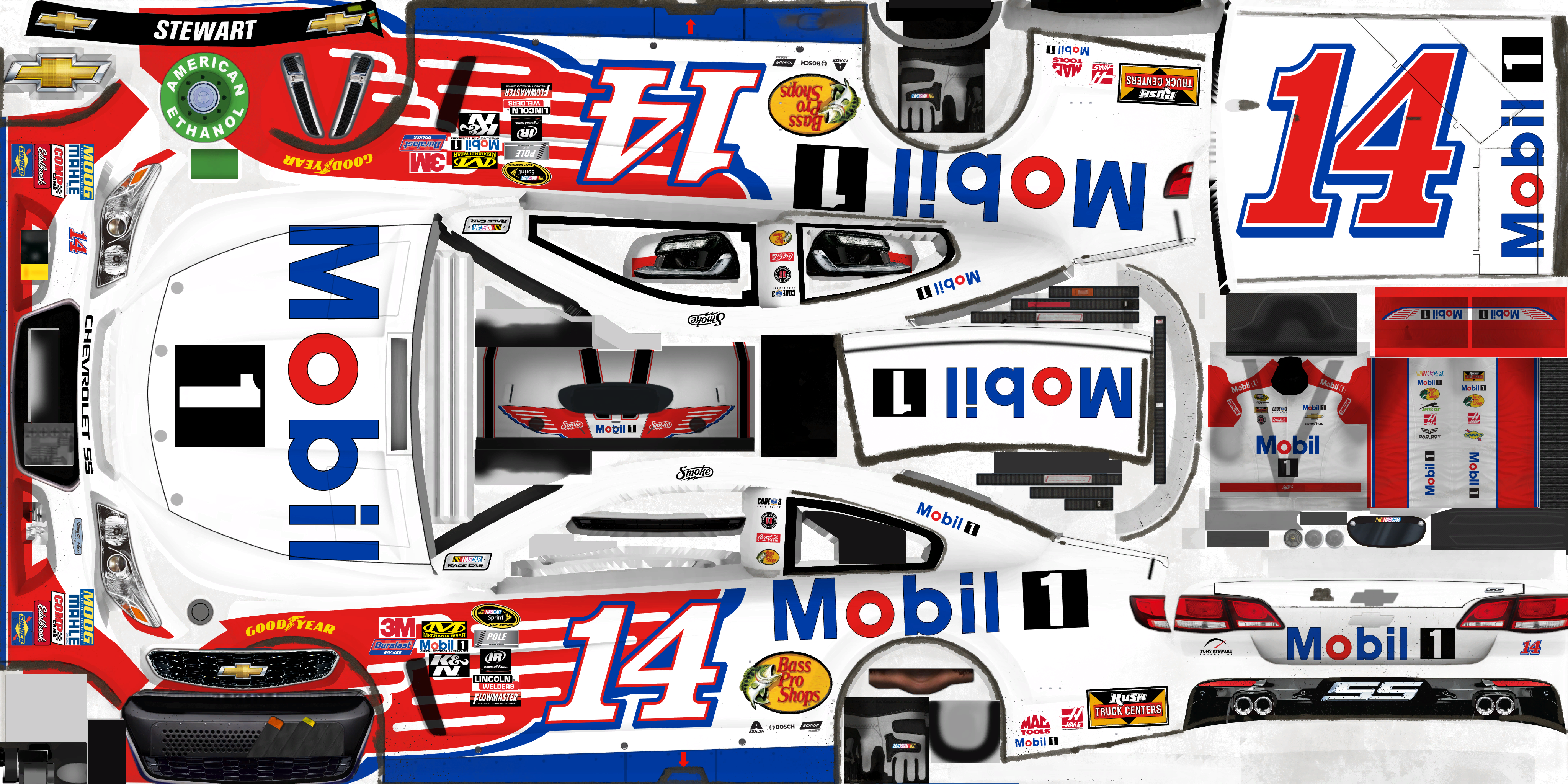 NASCAR Heat Evolution - #14 Tony Stewart