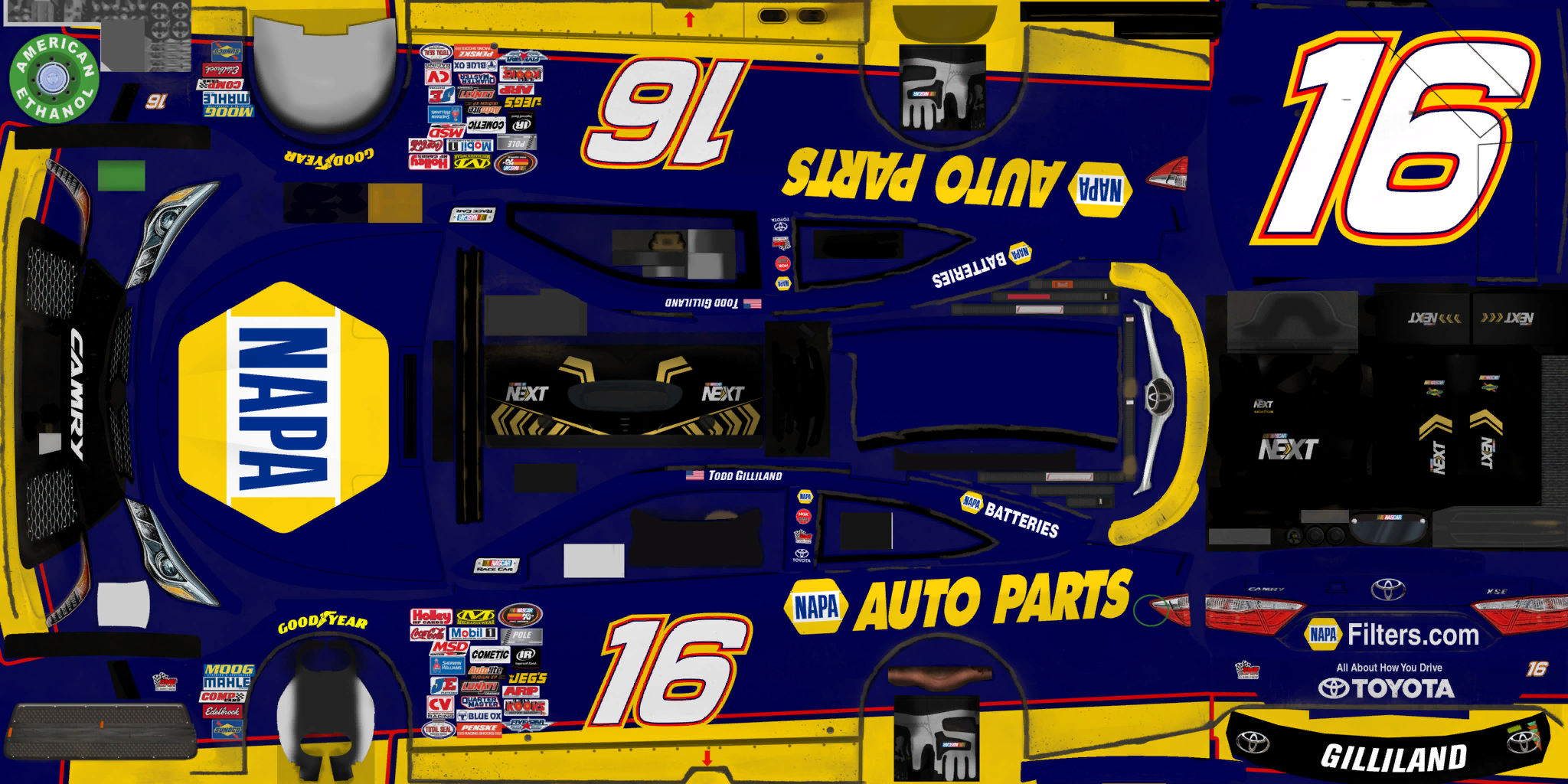 #16 Todd Gilliland