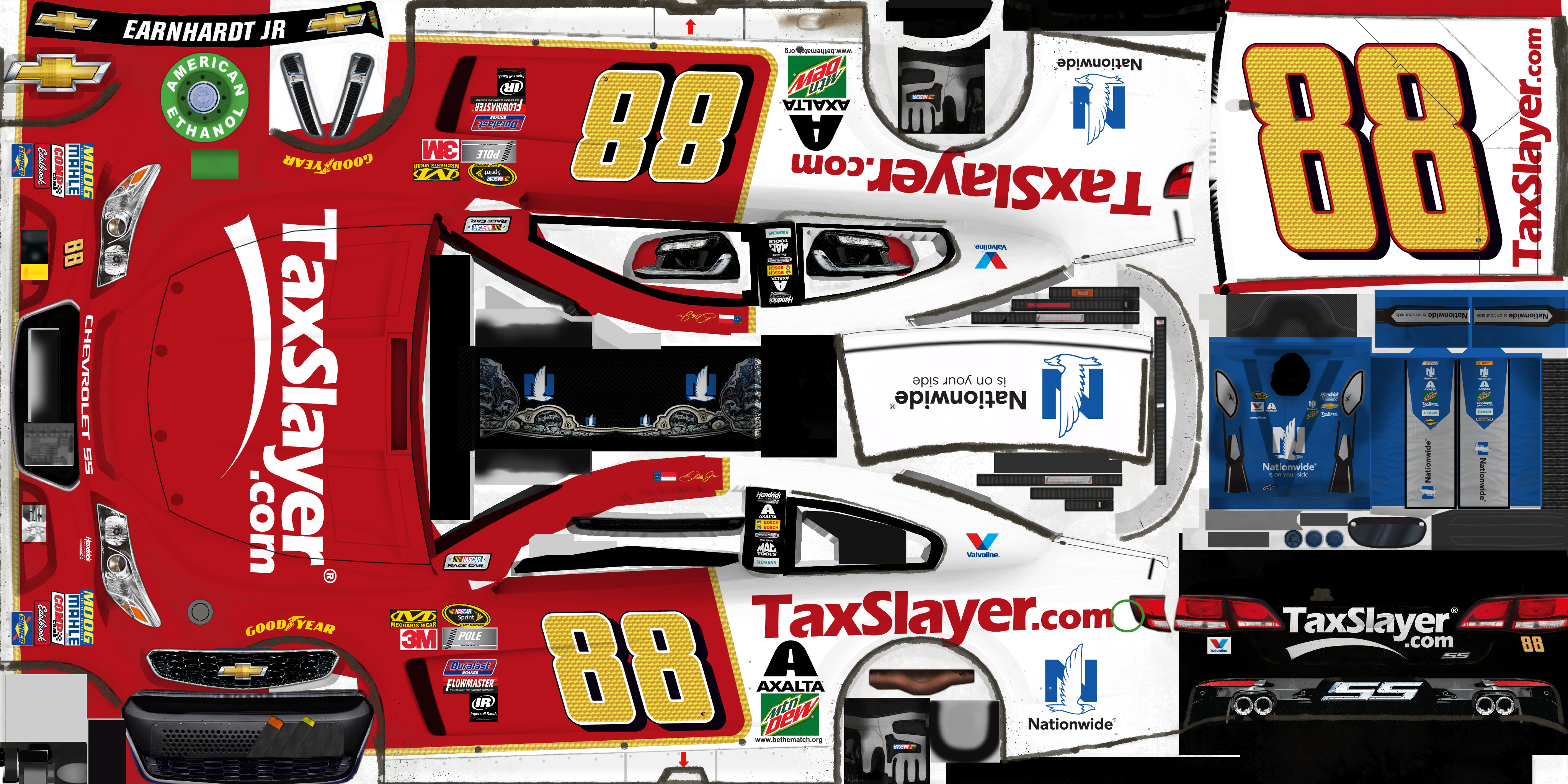 #88 Dale Earnhardt Jr. (TaxSlayer)