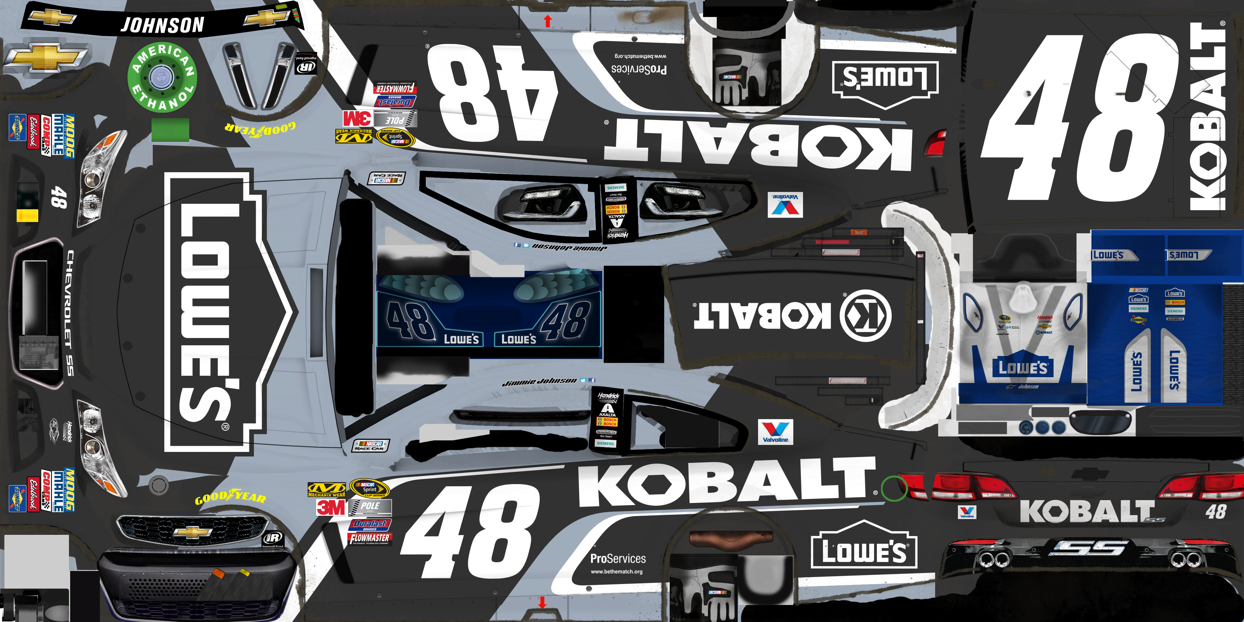 #48 Jimmie Johnson (Kobalt Tools)