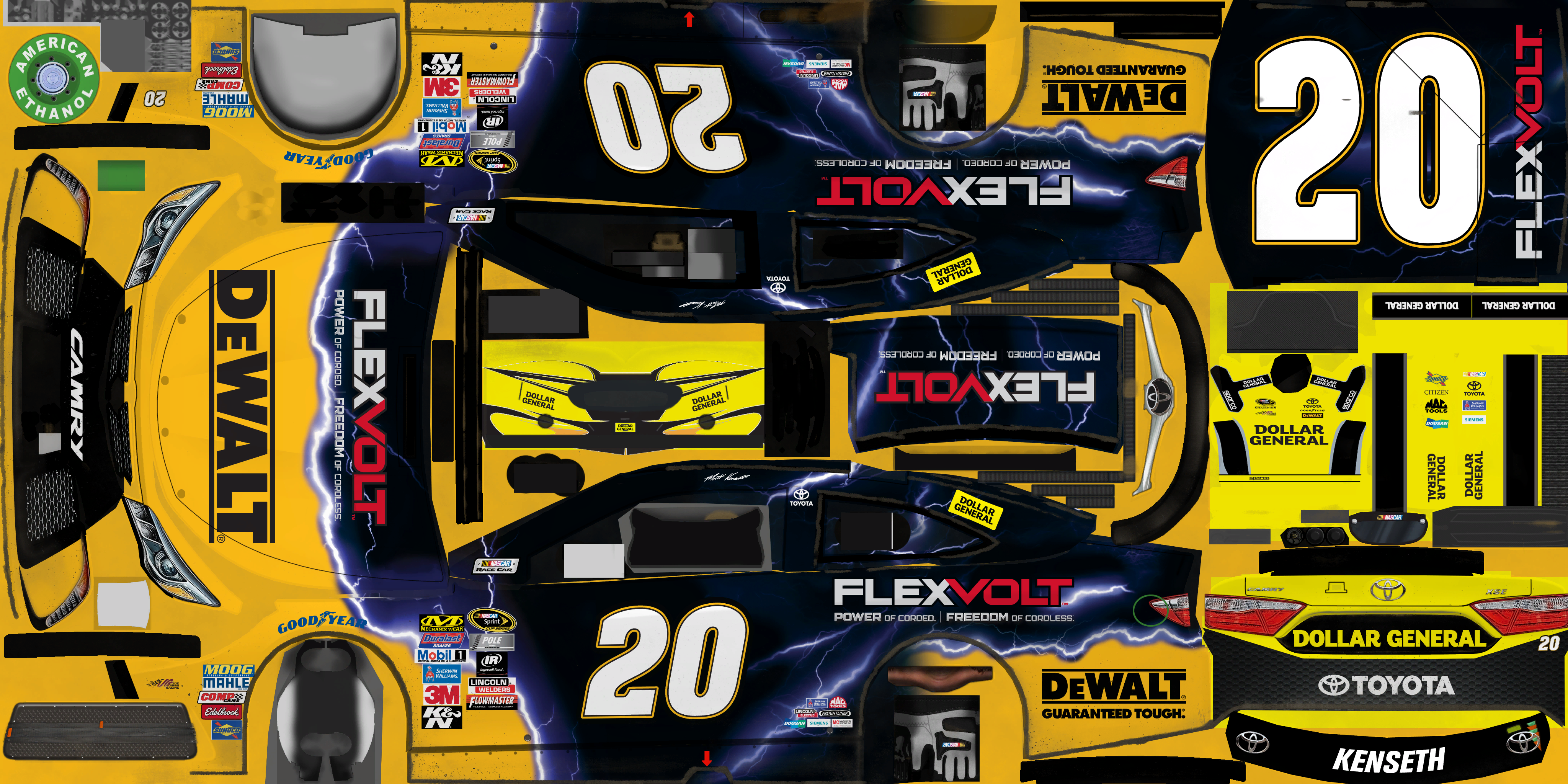 #20 Matt Kenseth (DEWALT FLEXVOLT)