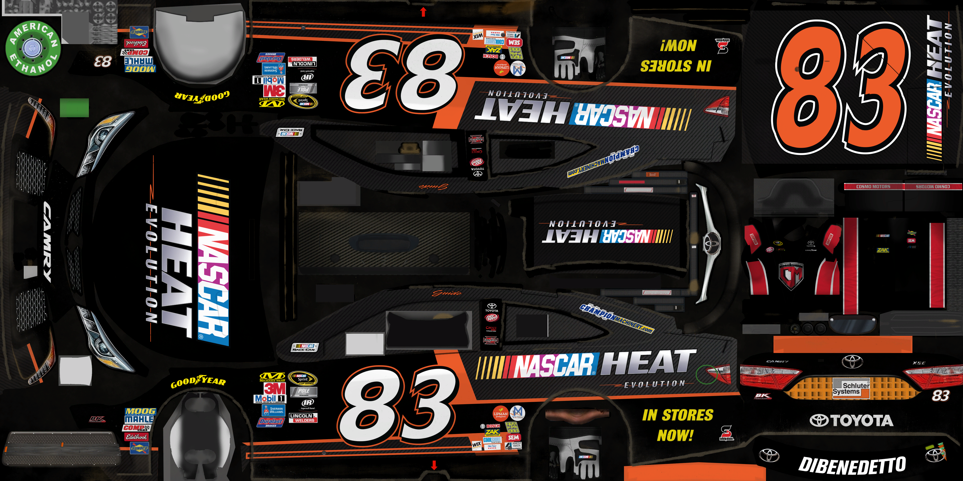 #83 Matt DiBenedetto (NASCAR Heat Evolution)