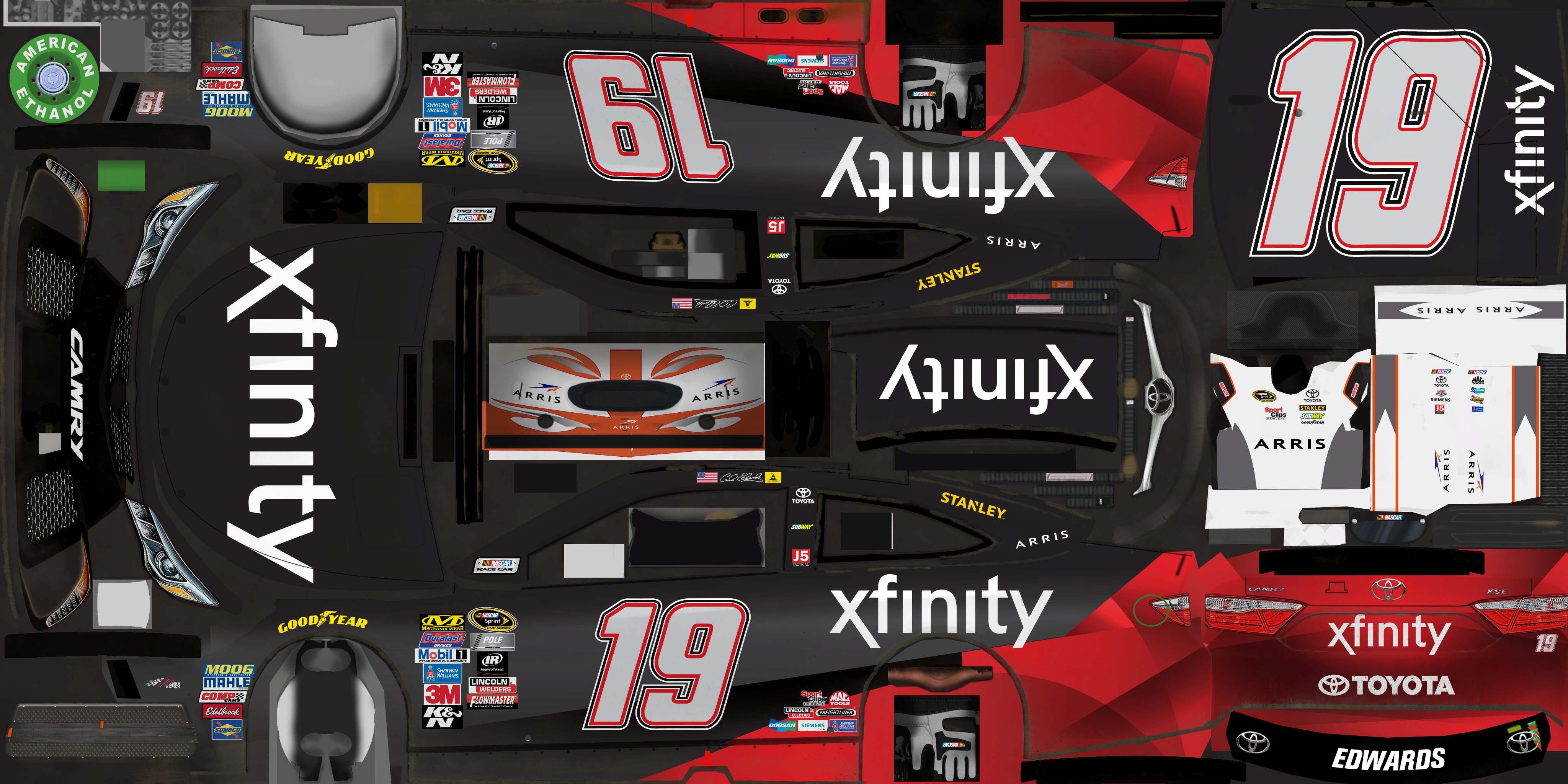 NASCAR Heat Evolution - #19 Carl Edwards (XFINITY)