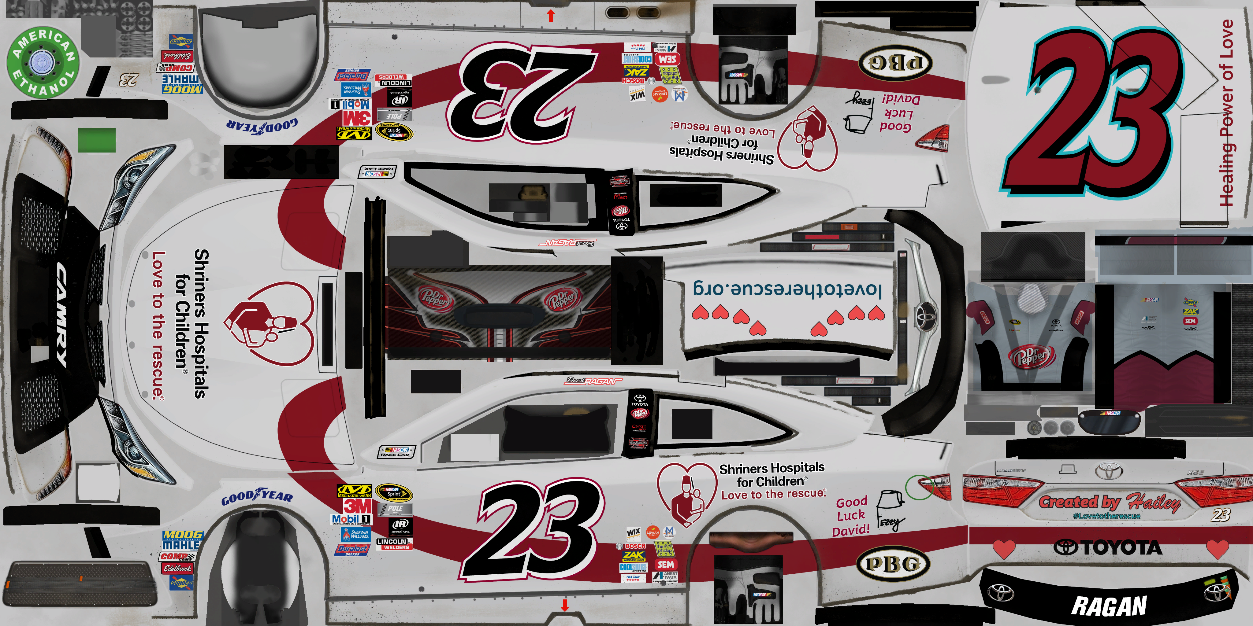 NASCAR Heat Evolution - #23 David Ragan (Shriners Hospitals for Children)