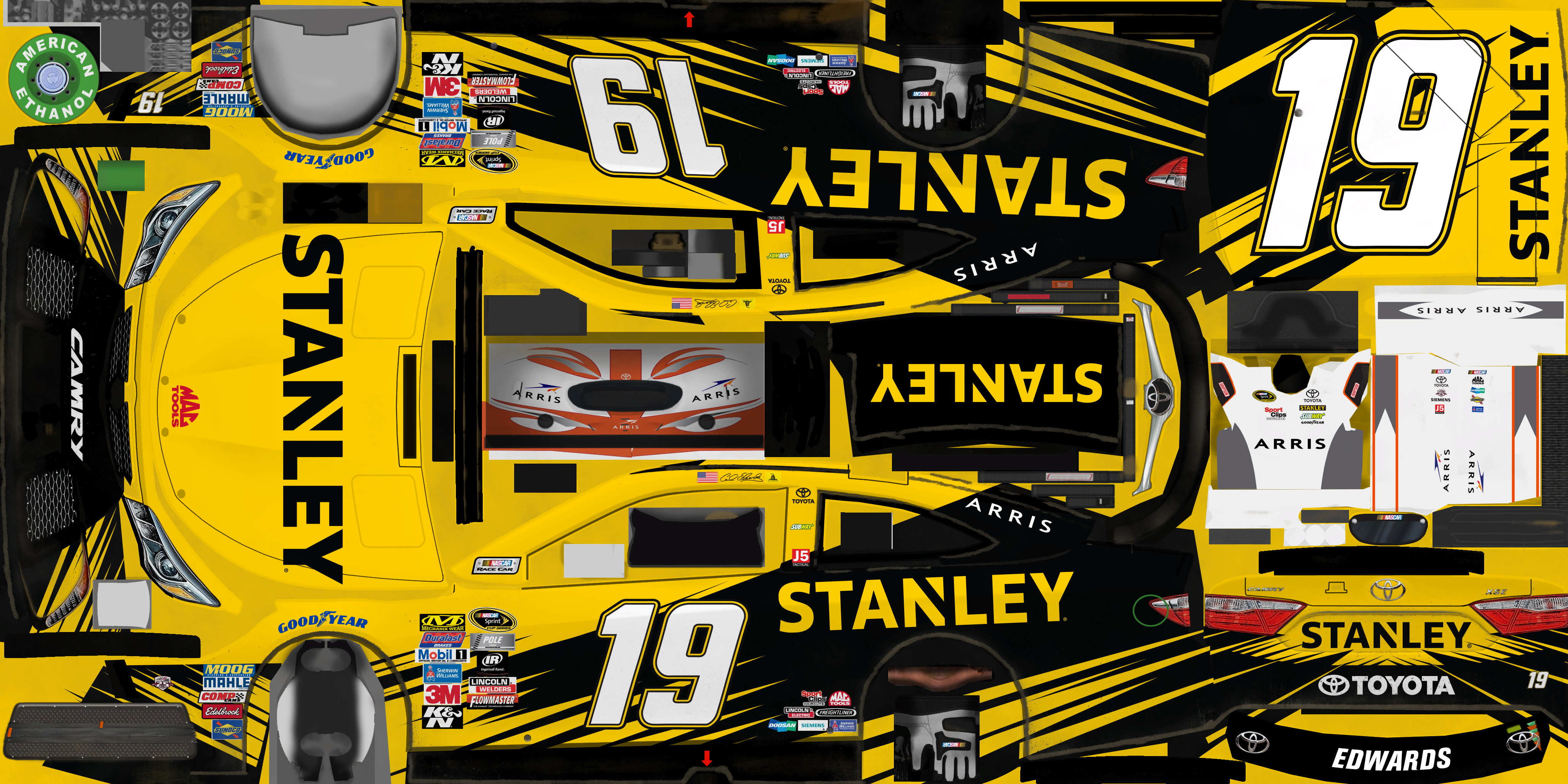 NASCAR Heat Evolution - #19 Carl Edwards (STANLEY Tools)