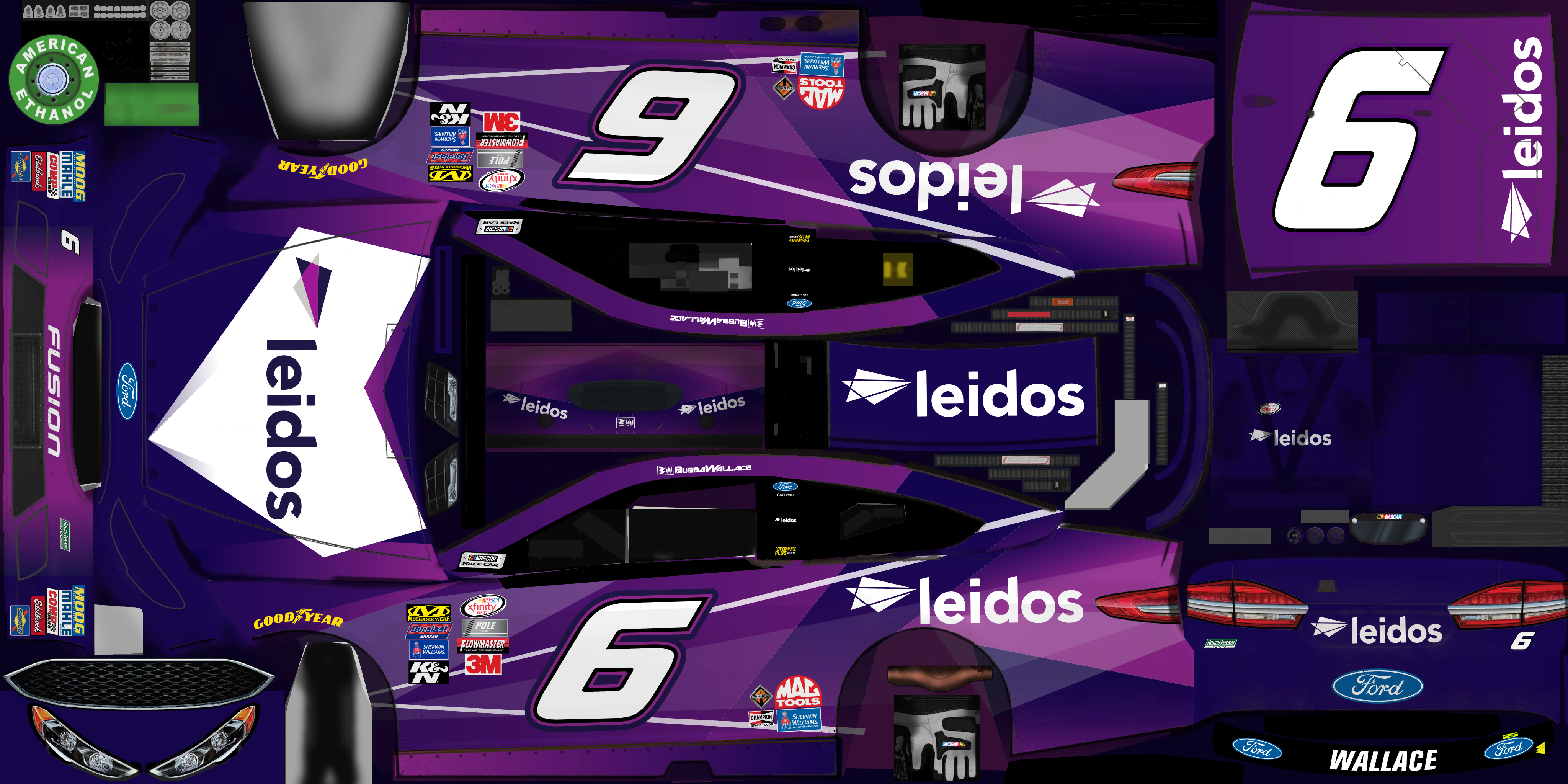 NASCAR Heat Evolution - #6 Bubba Wallace