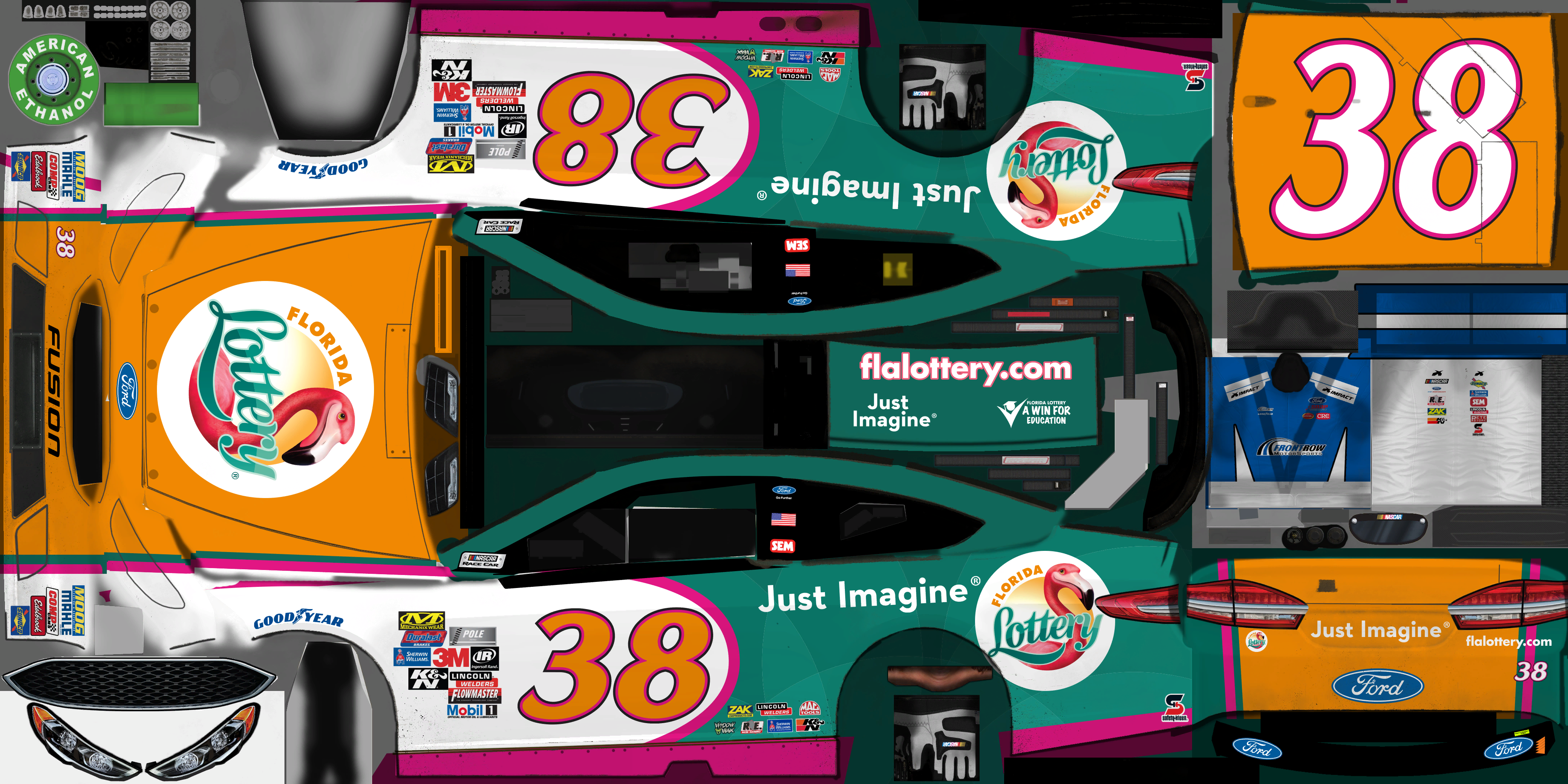 NASCAR Heat Evolution - #38 David Ragan