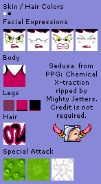 The Powerpuff Girls: Chemical X-traction - Sedusa