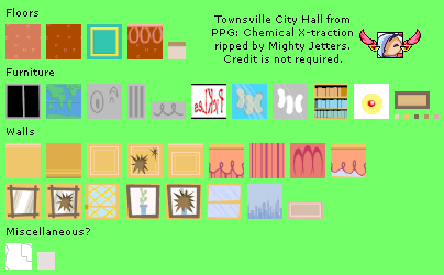 The Powerpuff Girls: Chemical X-traction - Townsville City Hall