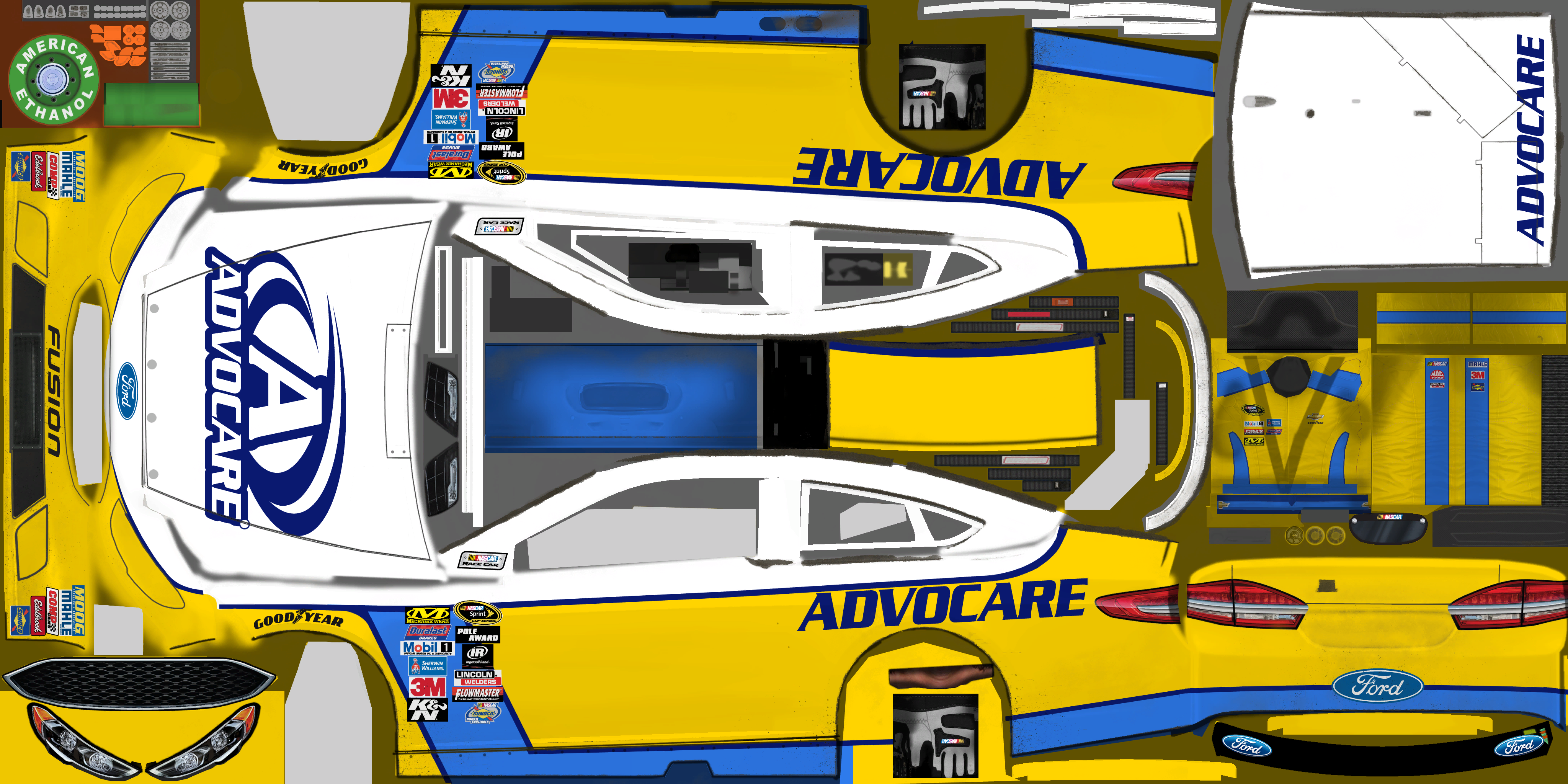NASCAR Heat Evolution - Contract 8: AdvoCare Ford
