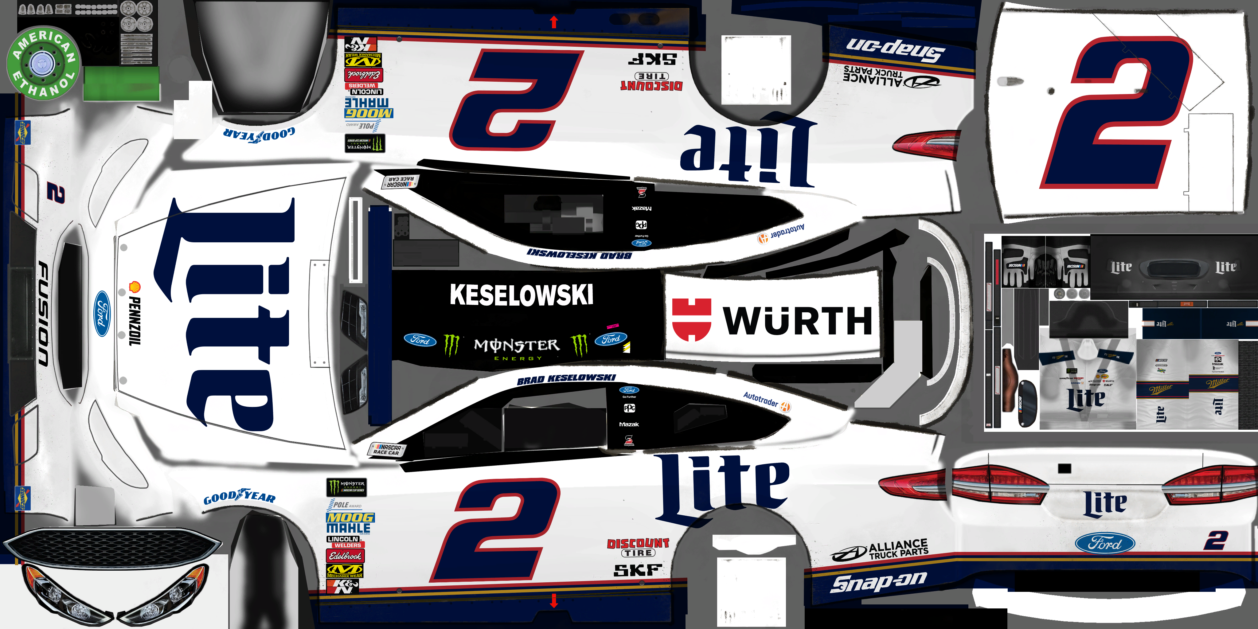 #2 Brad Keselowski (Over 21)