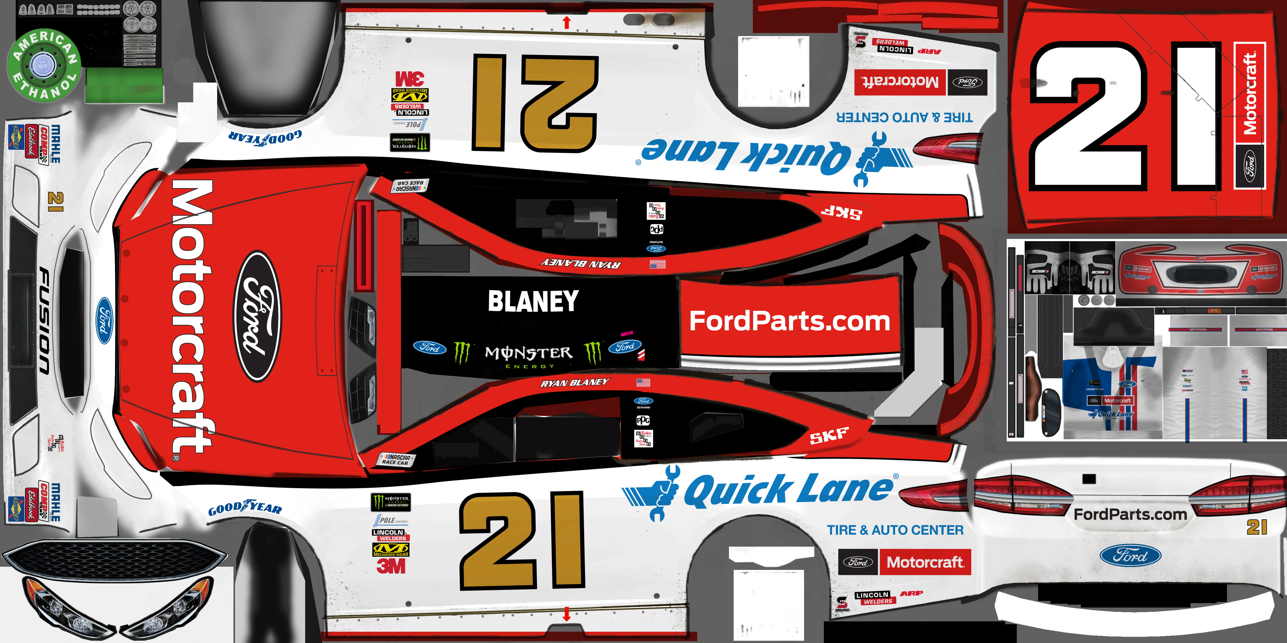 NASCAR Heat 2 - #21 Ryan Blaney