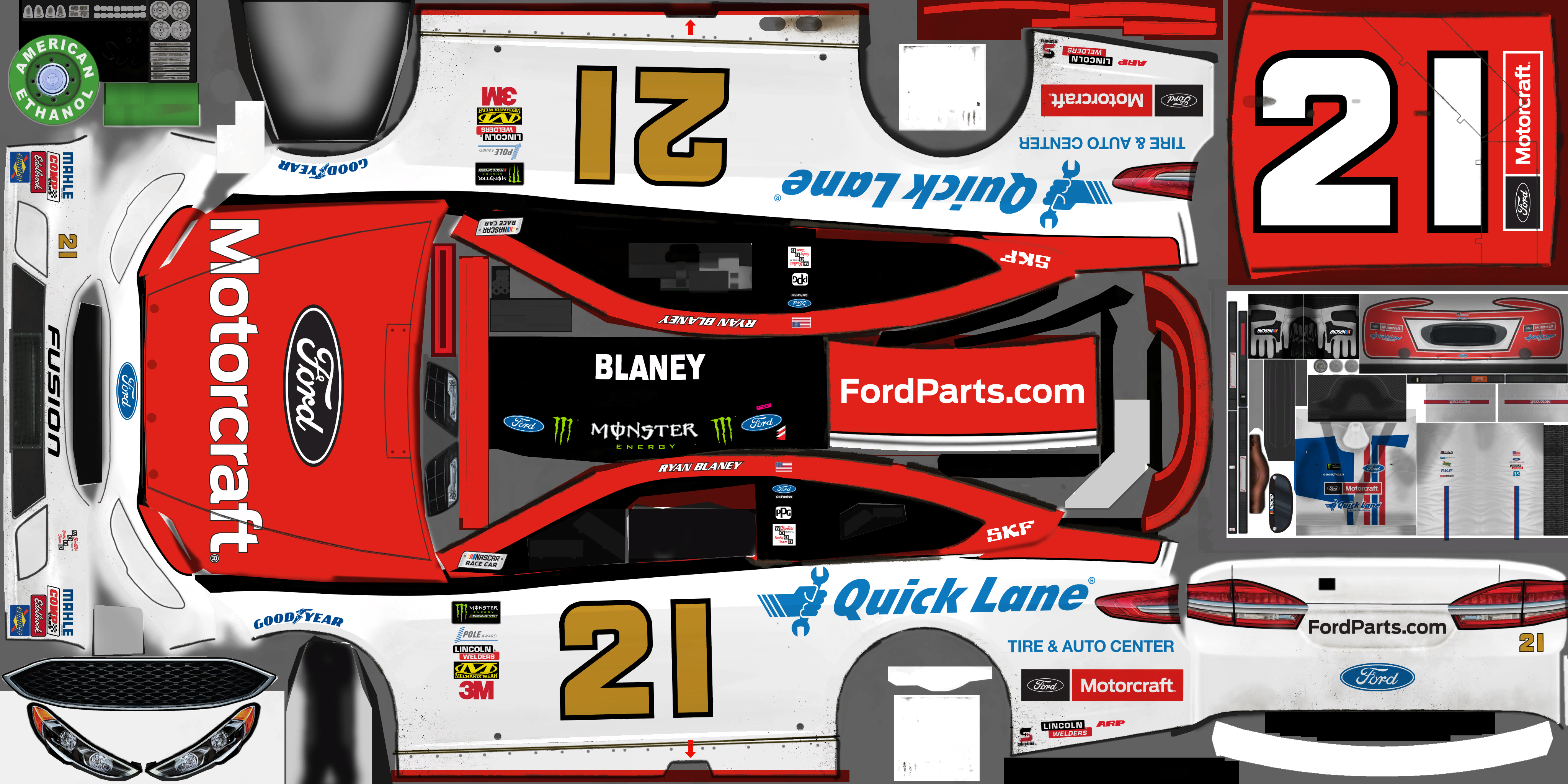 #21 Ryan Blaney