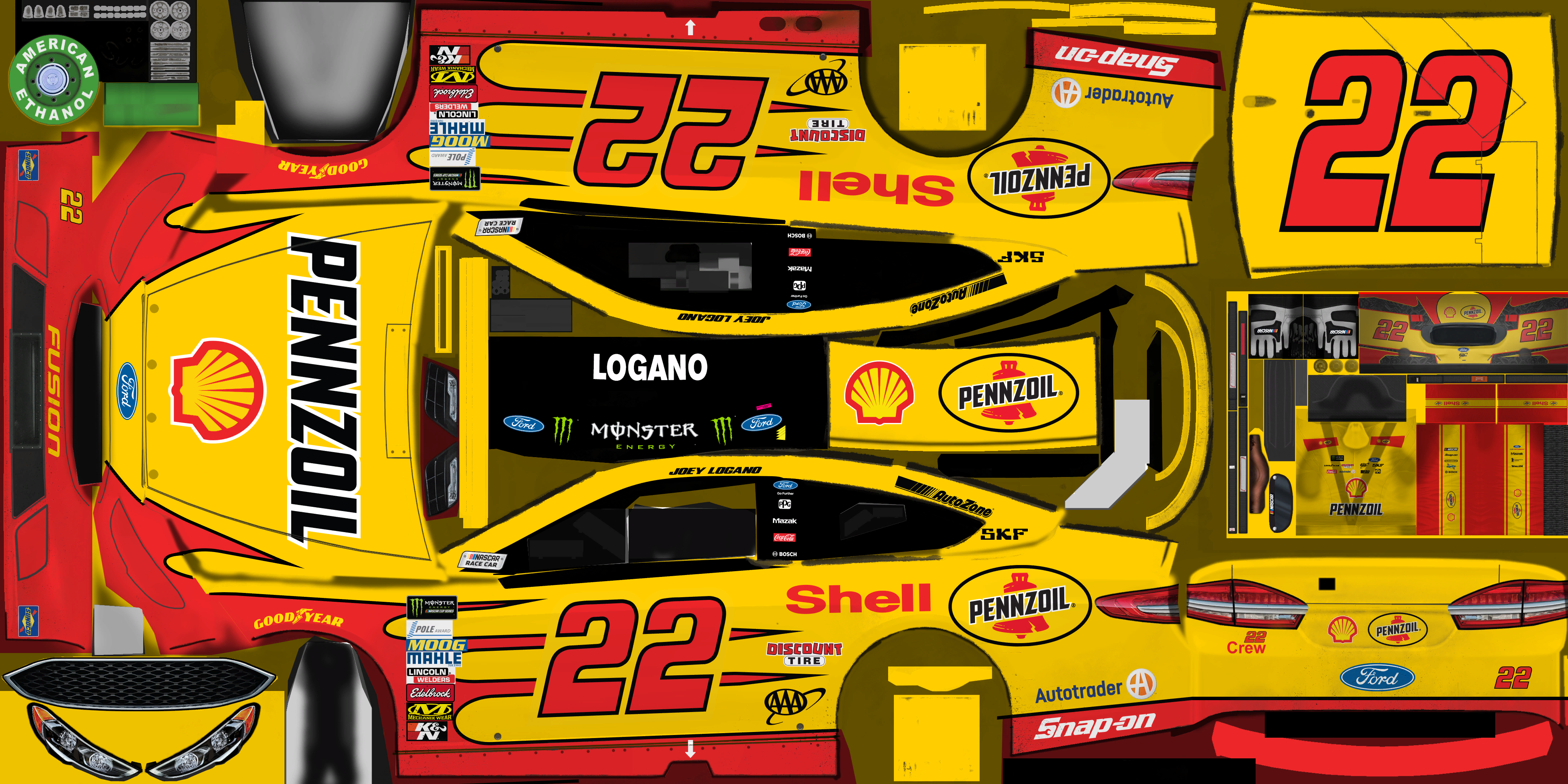 NASCAR Heat 2 - #22 Joey Logano