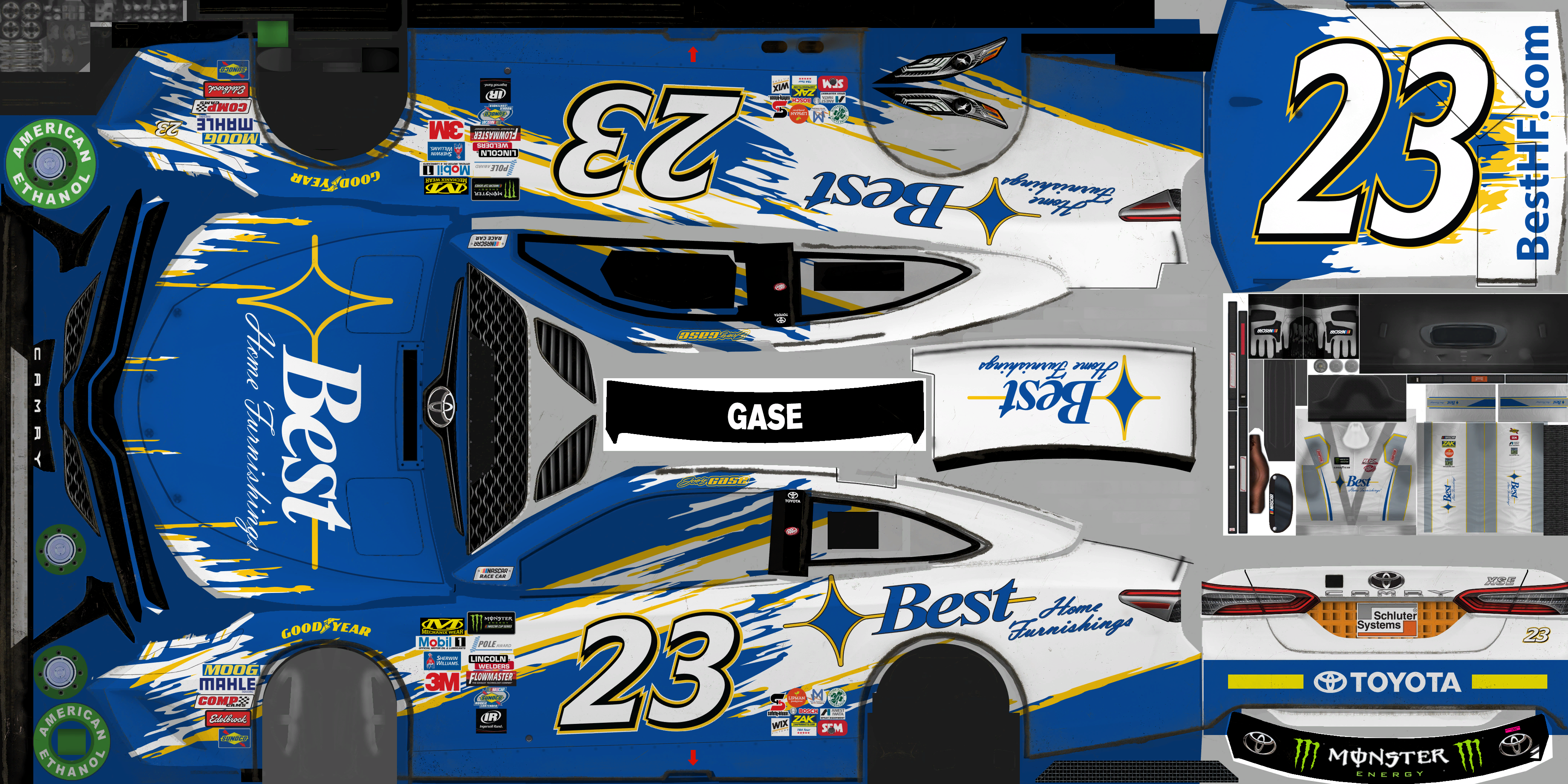 NASCAR Heat 2 - #23 Joey Gase