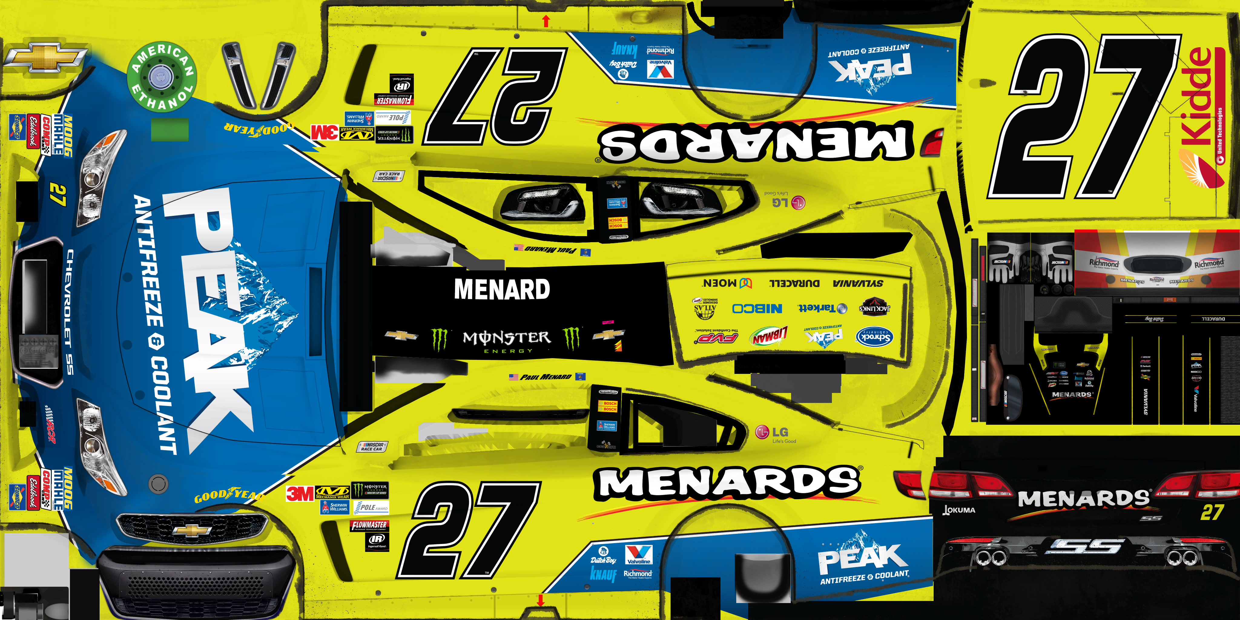 NASCAR Heat 2 - #27 Paul Menard