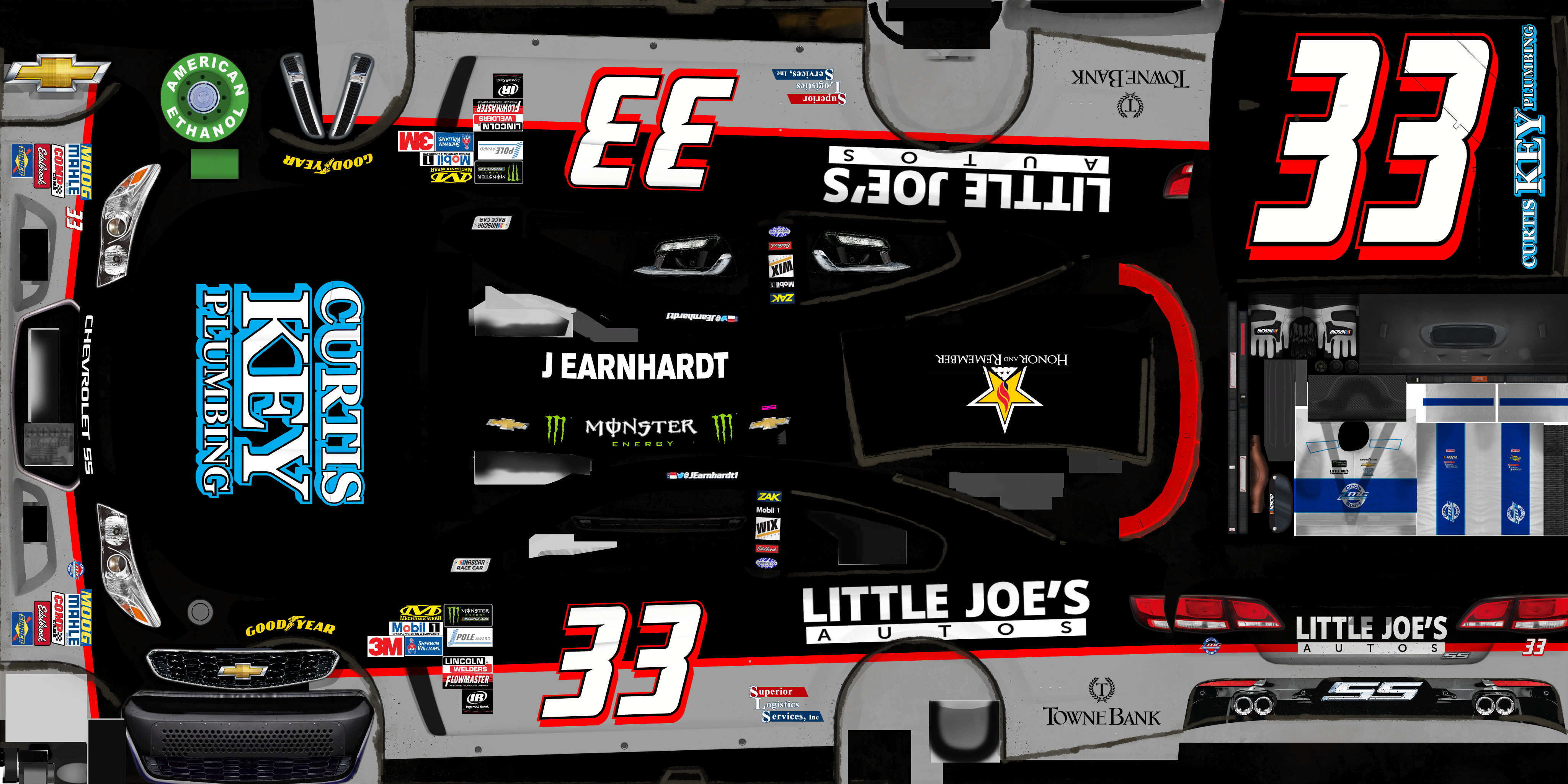 NASCAR Heat 2 - #33 Jeffrey Earnhardt