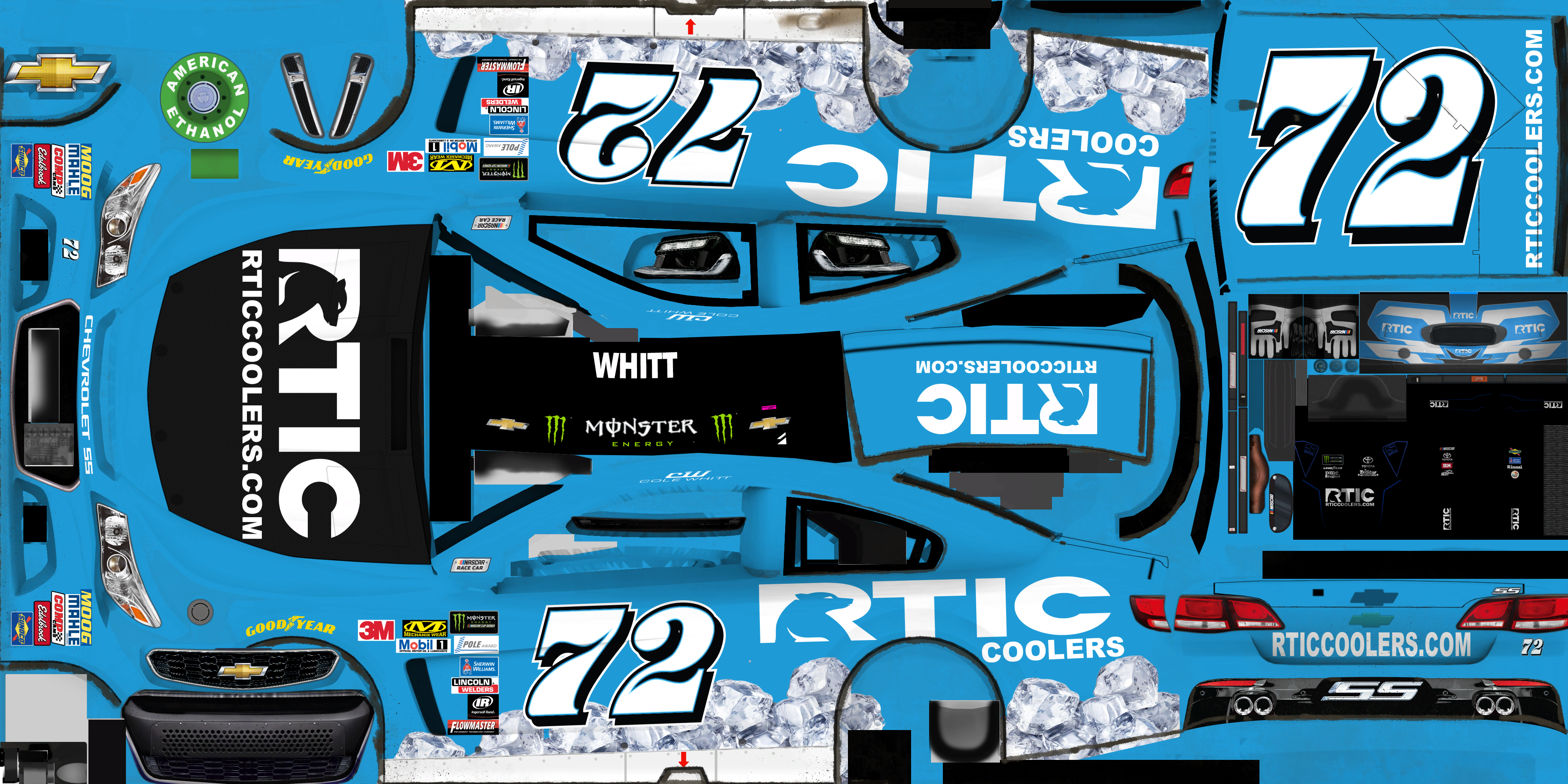 NASCAR Heat 2 - #72 Cole Whitt