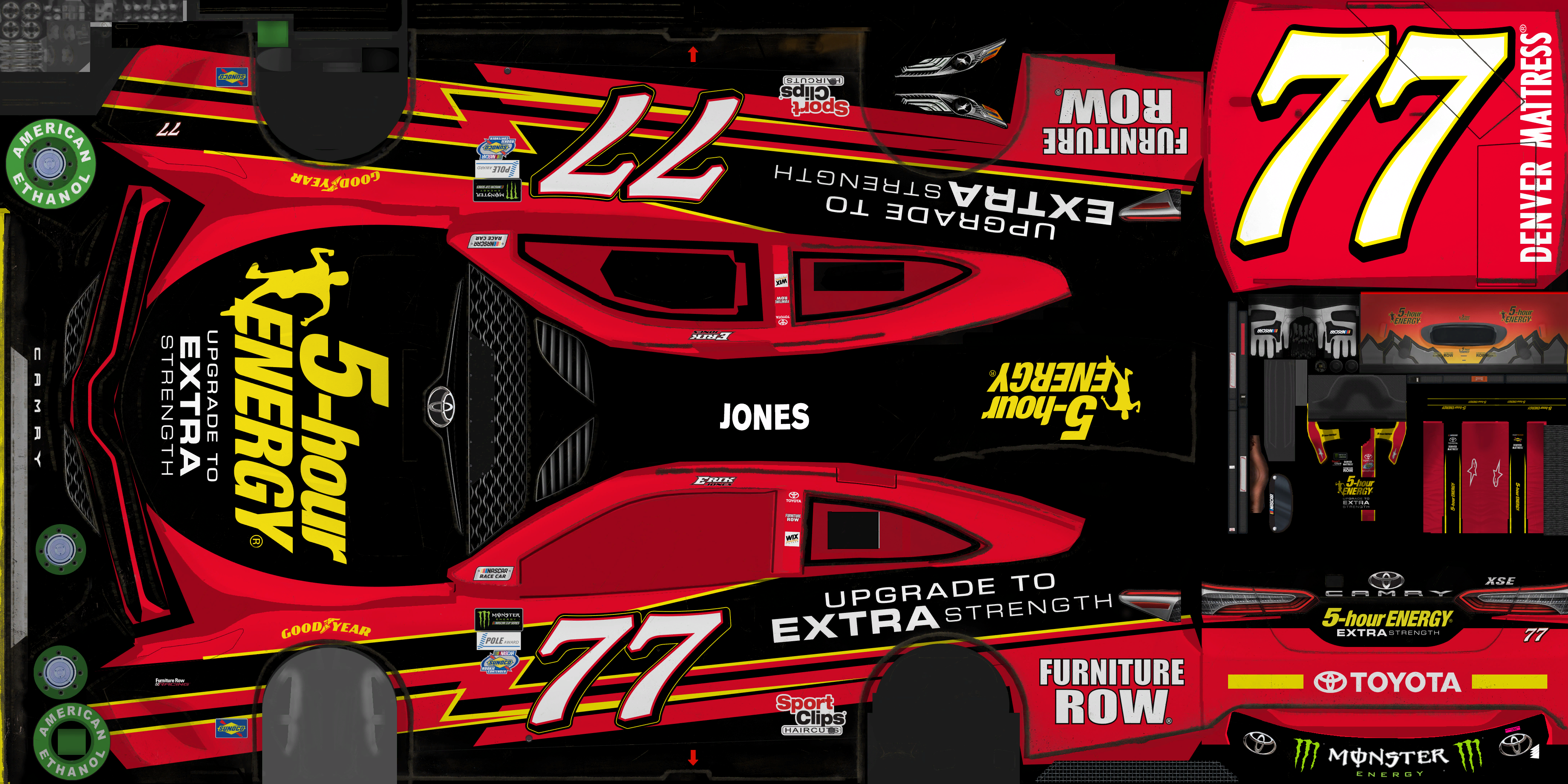 NASCAR Heat 2 - #77 Erik Jones