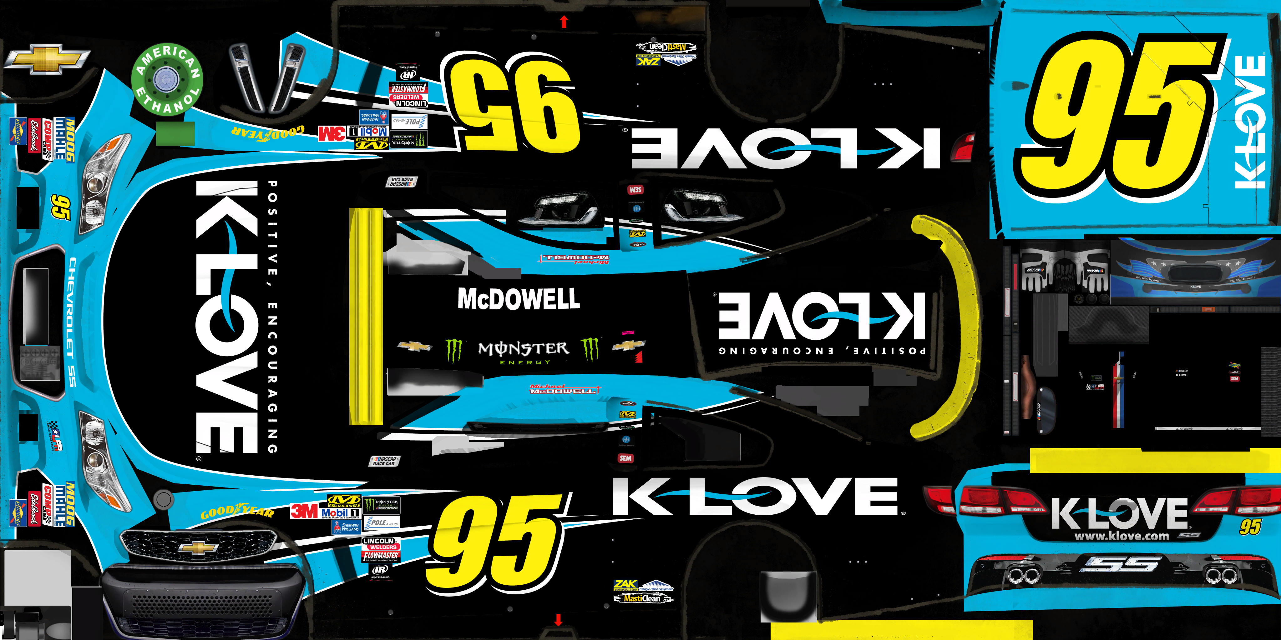 NASCAR Heat 2 - #95 Michael McDowell