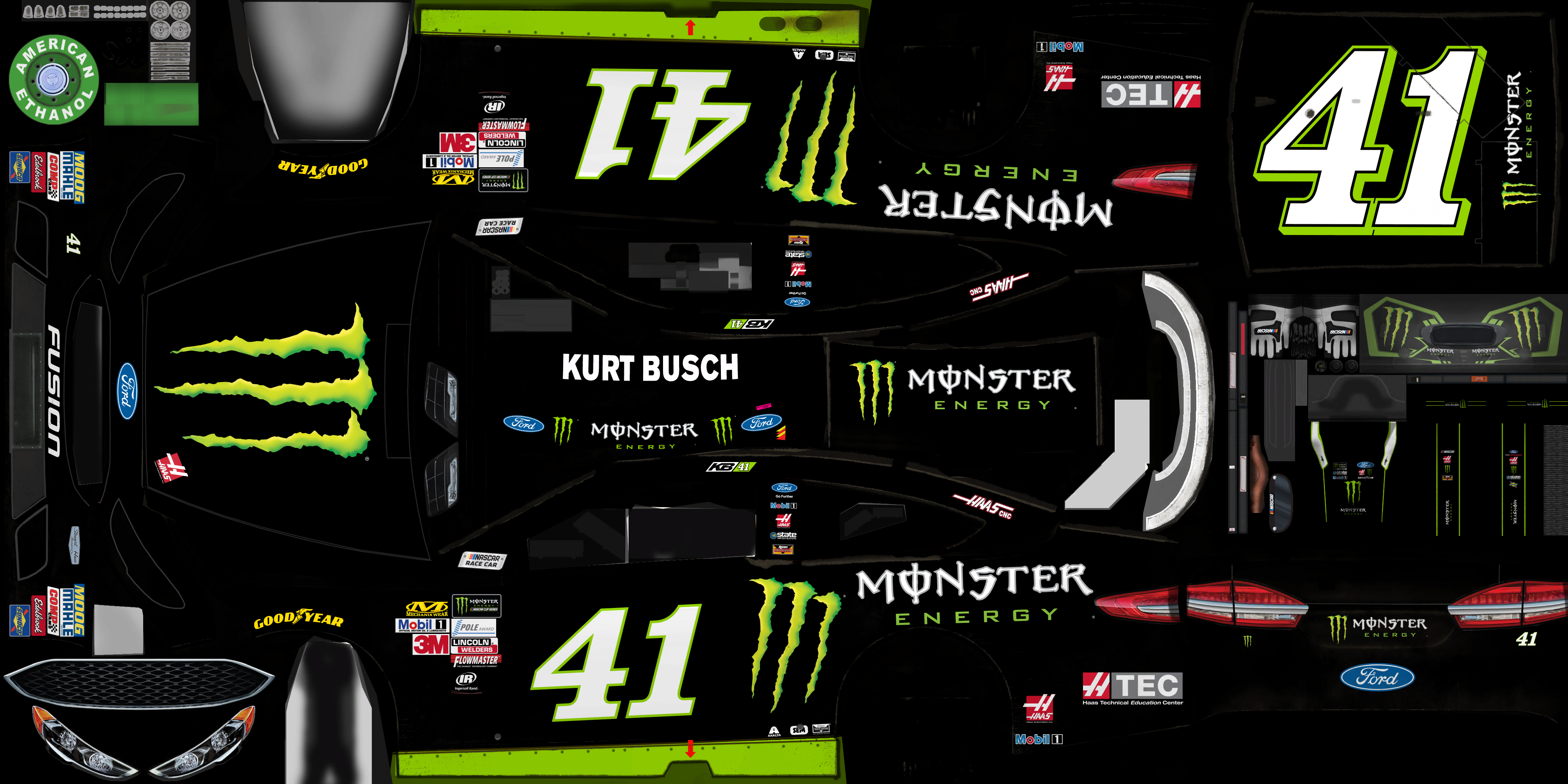 #41 Kurt Busch (Charlotte)