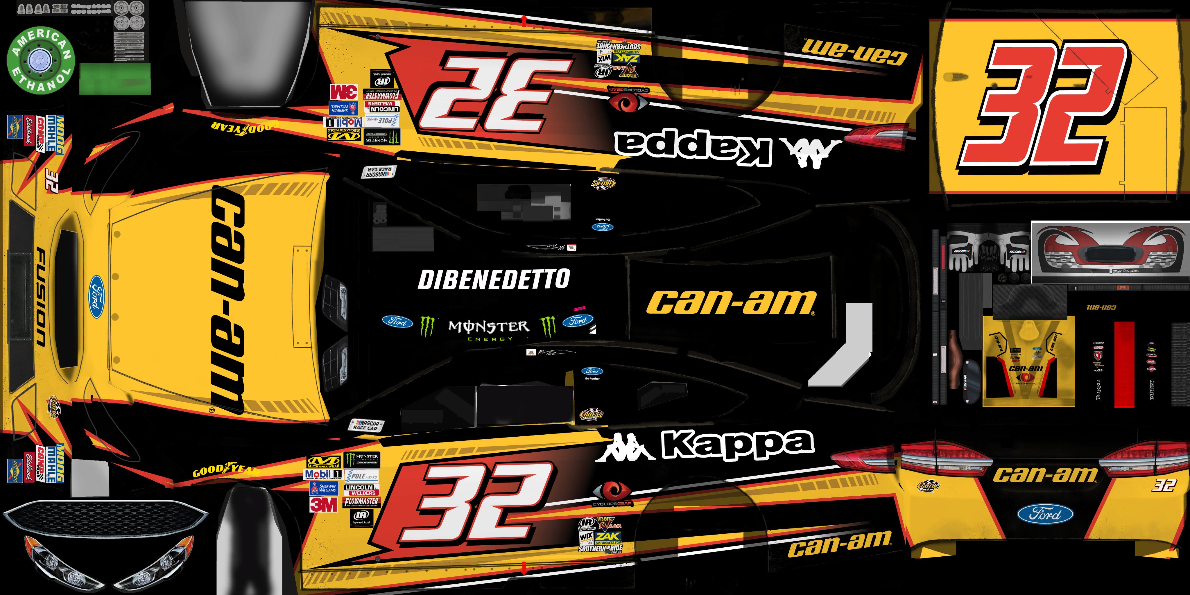 #32 Matt DiBenedetto (Atlanta)