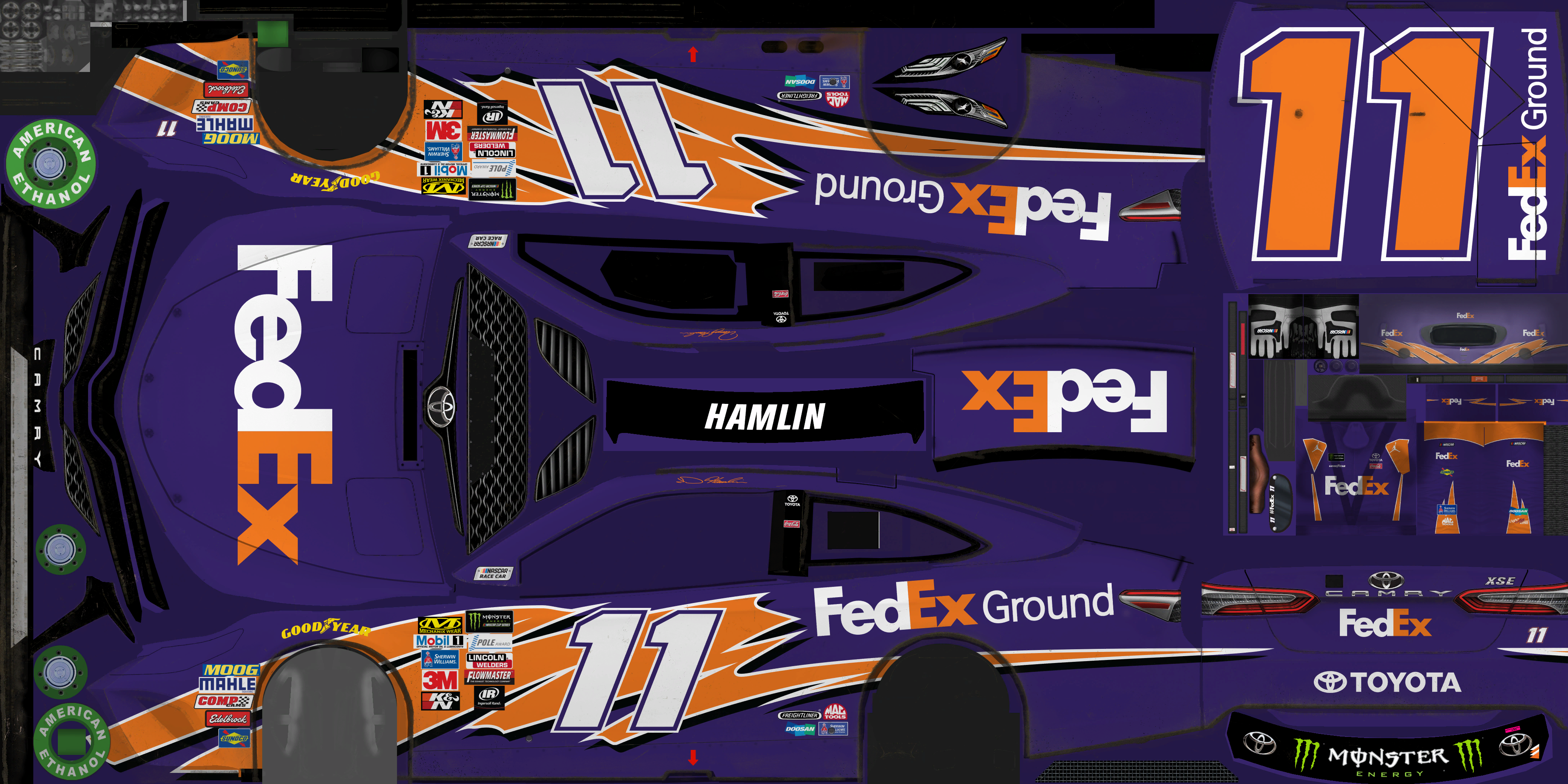 NASCAR Heat 2 - #11 Denny Hamlin (Atlanta)