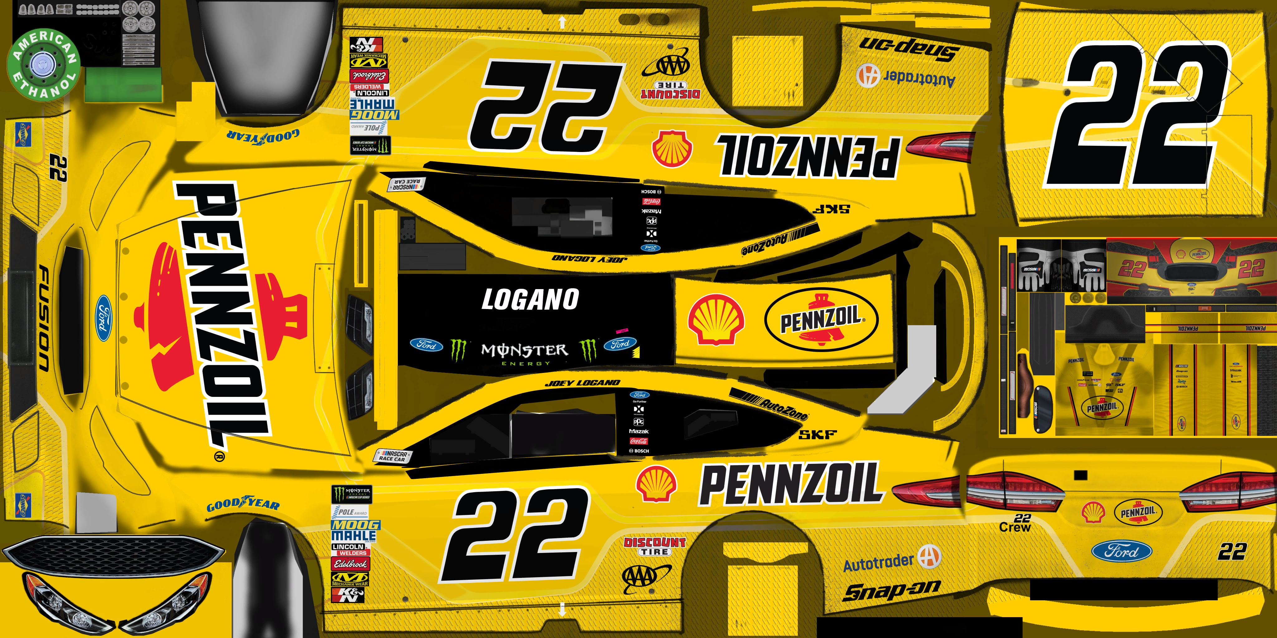 NASCAR Heat 2 - #22 Joey Logano (Las Vegas)