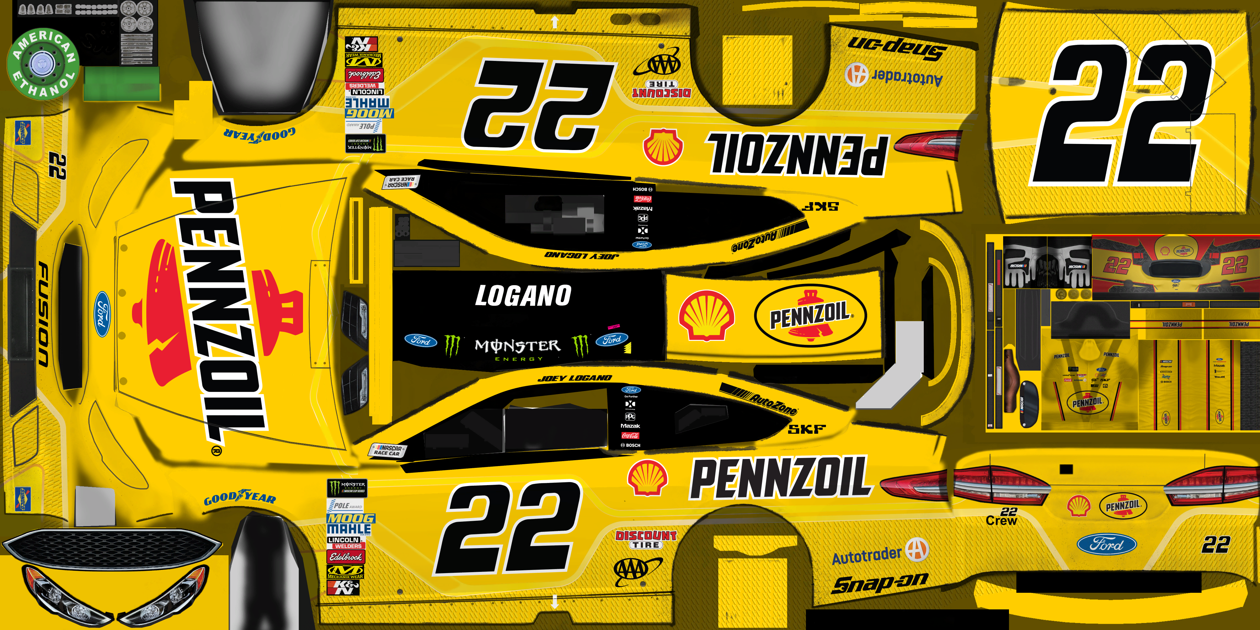 #22 Joey Logano (Las Vegas)