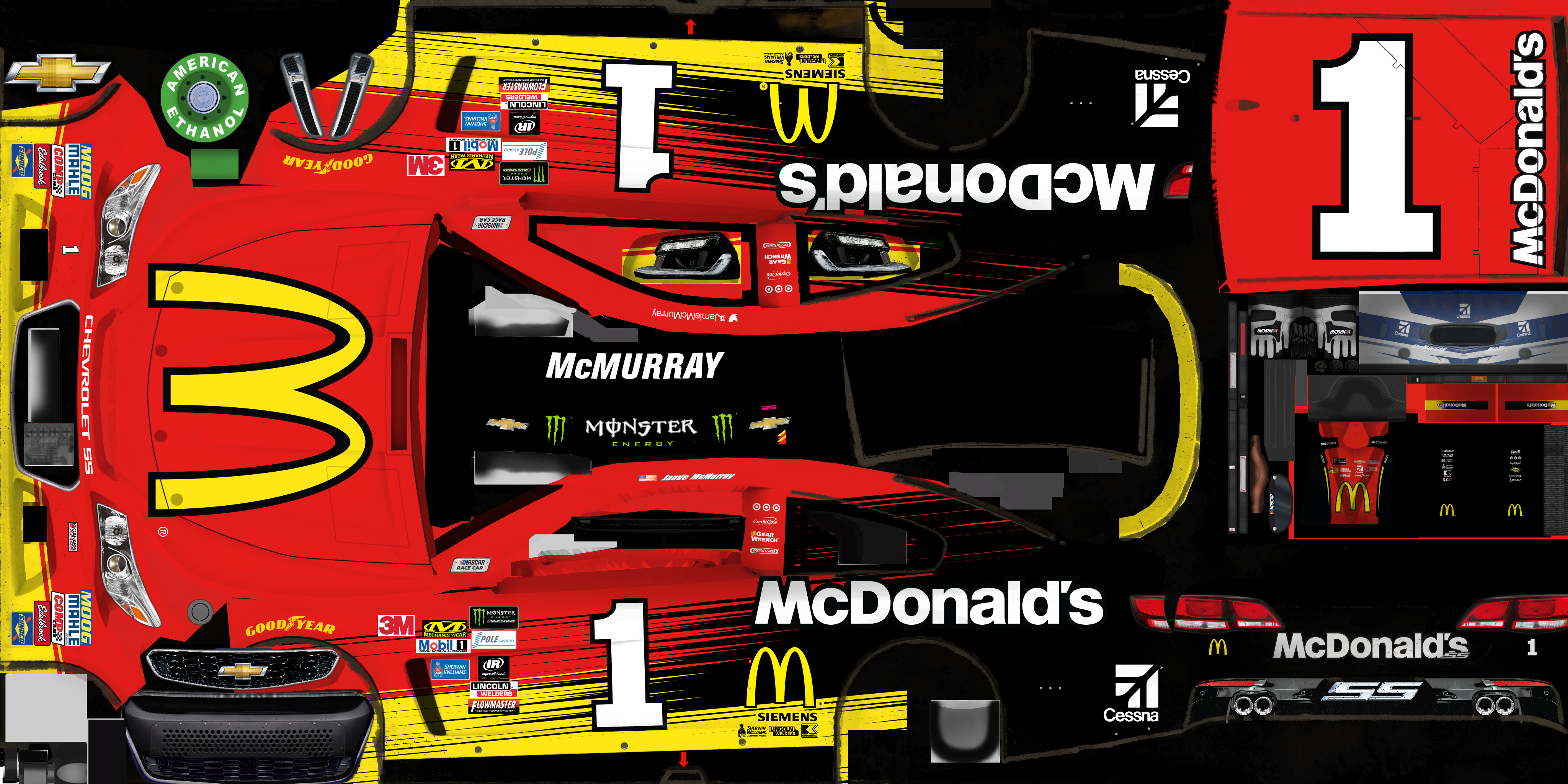 #1 Jamie McMurray (Atlanta)