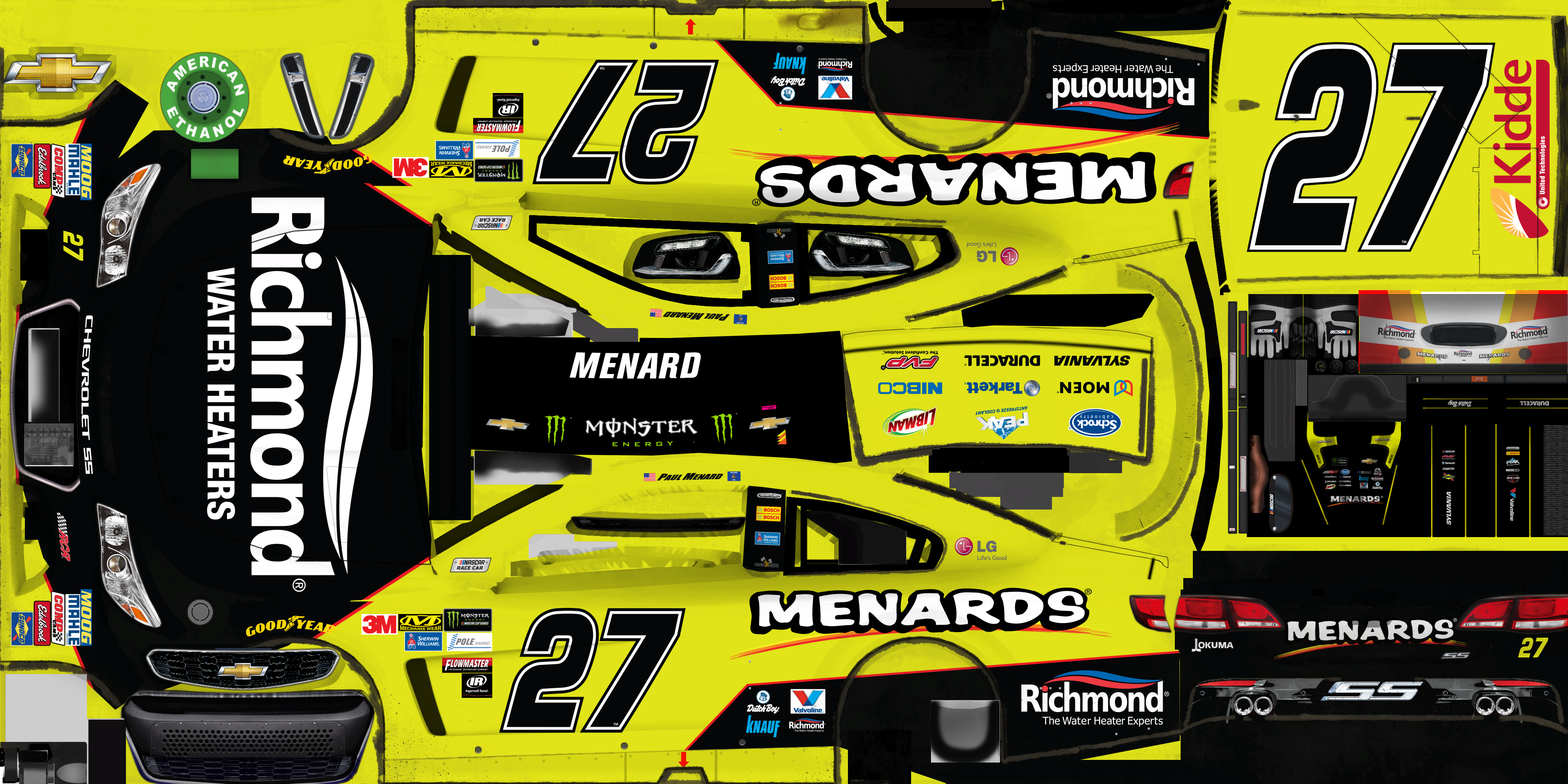 NASCAR Heat 2 - #27 Paul Menard (Atlanta)