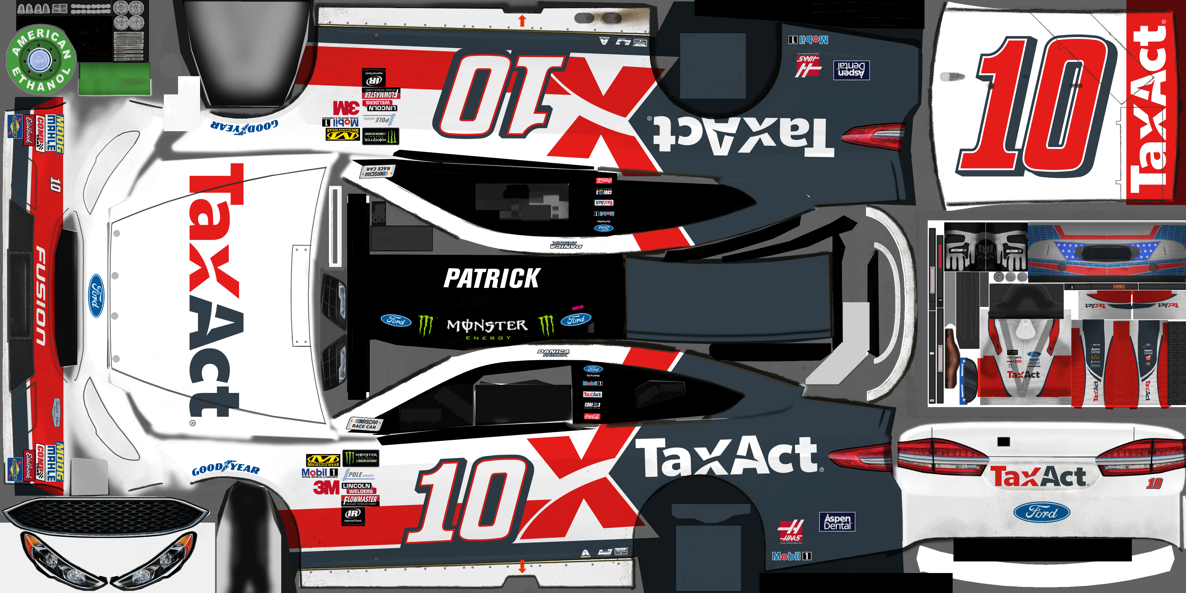 NASCAR Heat 2 - #10 Danica Patrick (Phoenix)