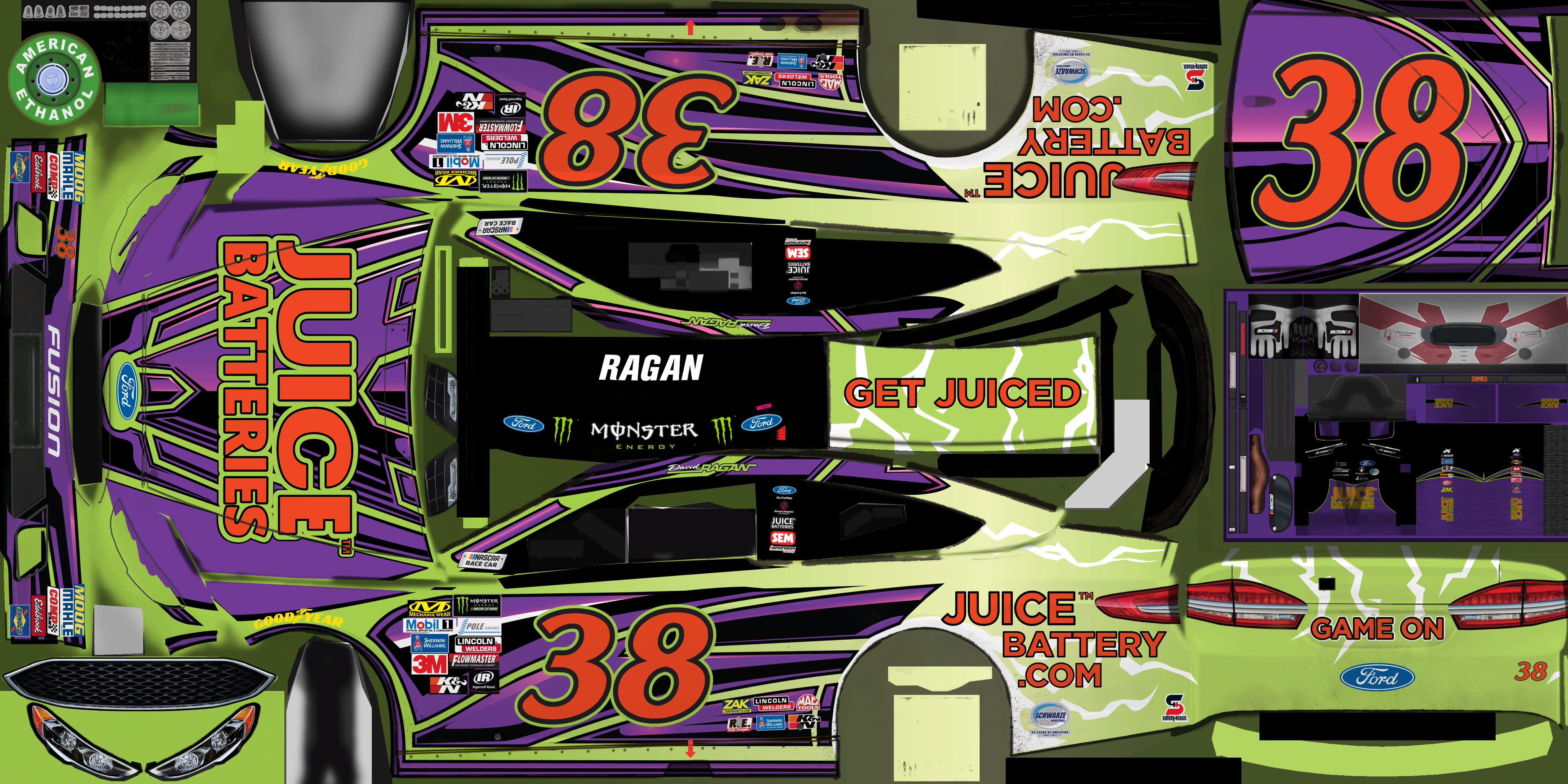 NASCAR Heat 2 - #38 David Ragan (Las Vegas)