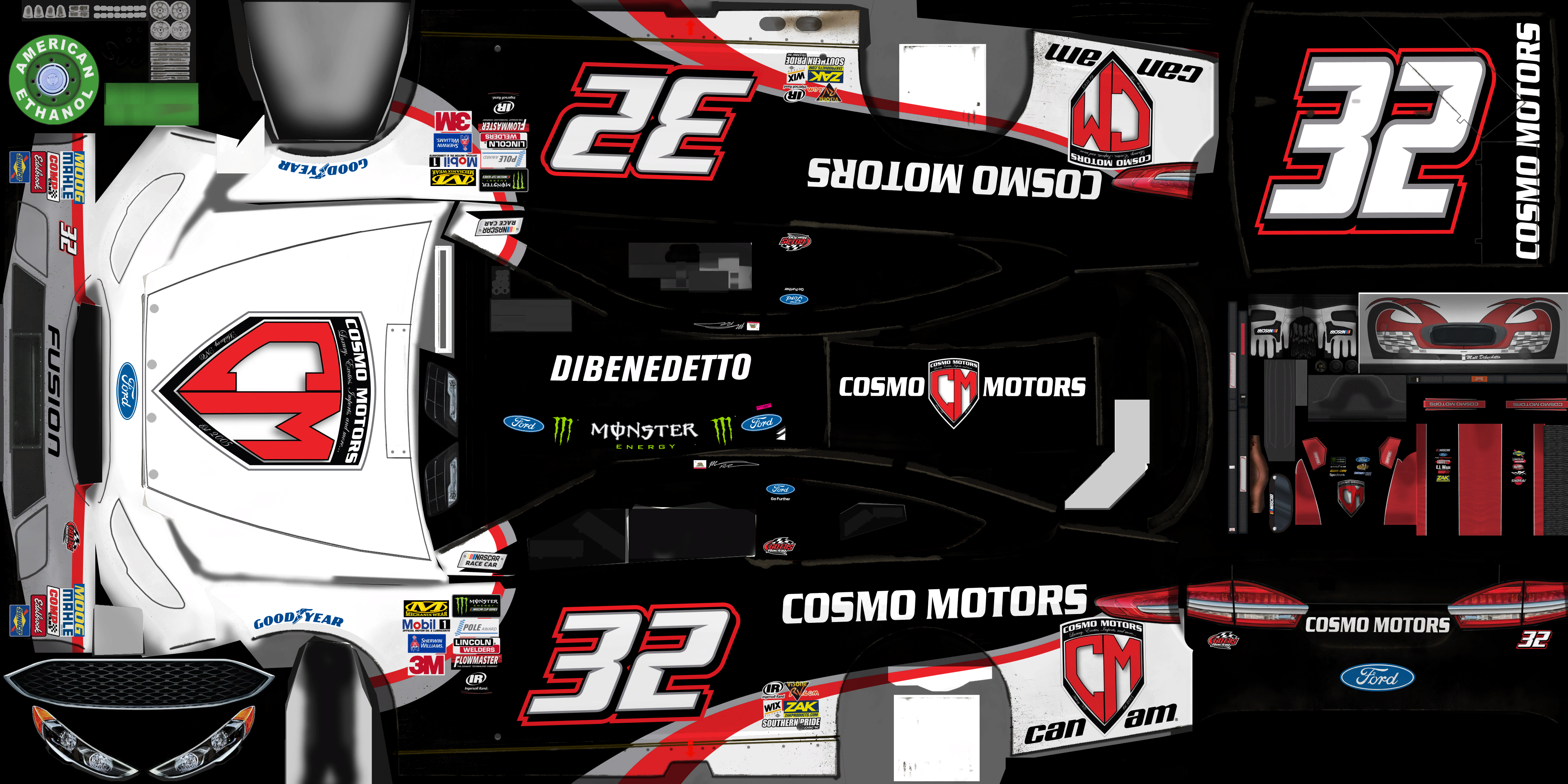 #32 Matt DiBenedetto (Bristol)