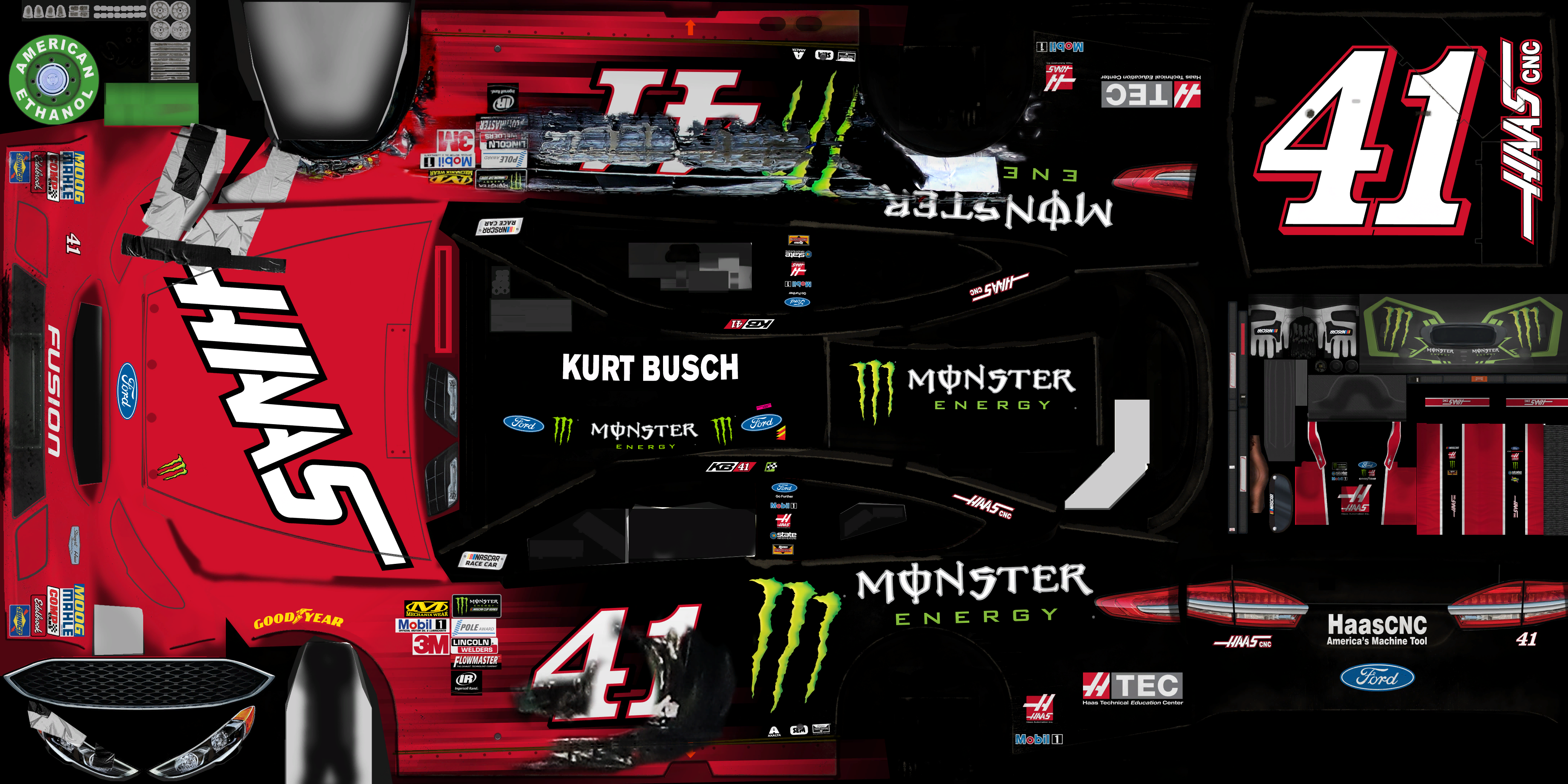 NASCAR Heat 2 - #41 Kurt Busch (Daytona) (Unobtainable)