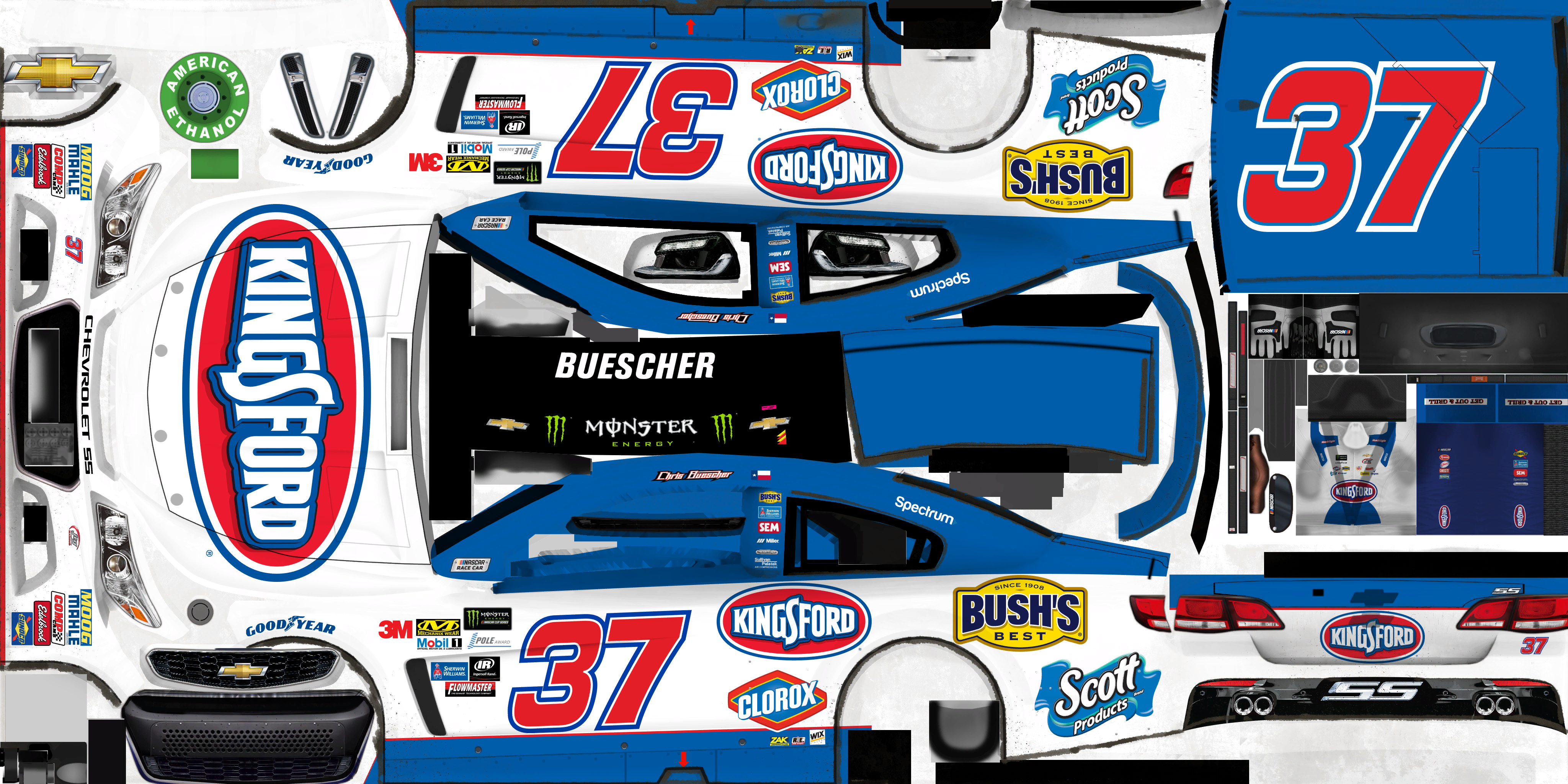 NASCAR Heat 2 - #37 Chris Buescher (Richmond)